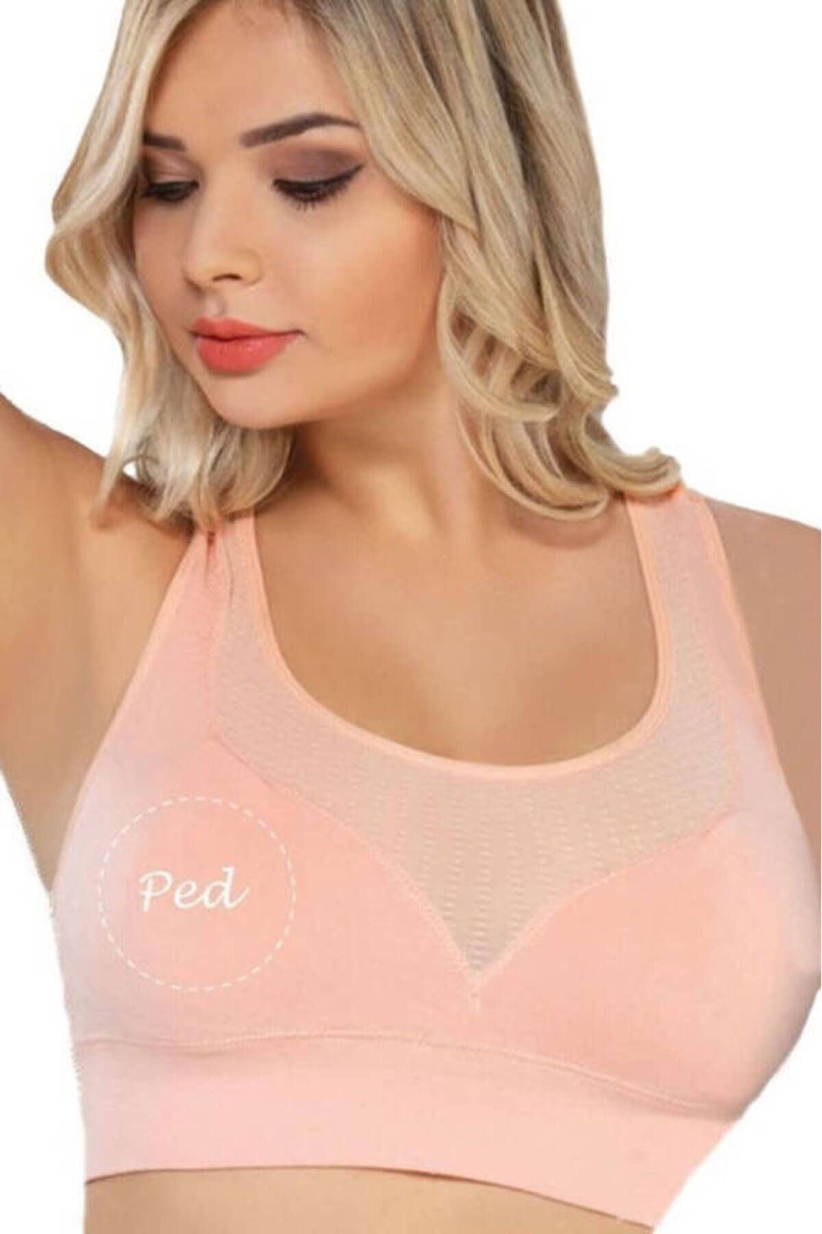 SheyMa Giyim SheyMa stl Dikişsiz Pedli Sporcu Büstiyer 4027