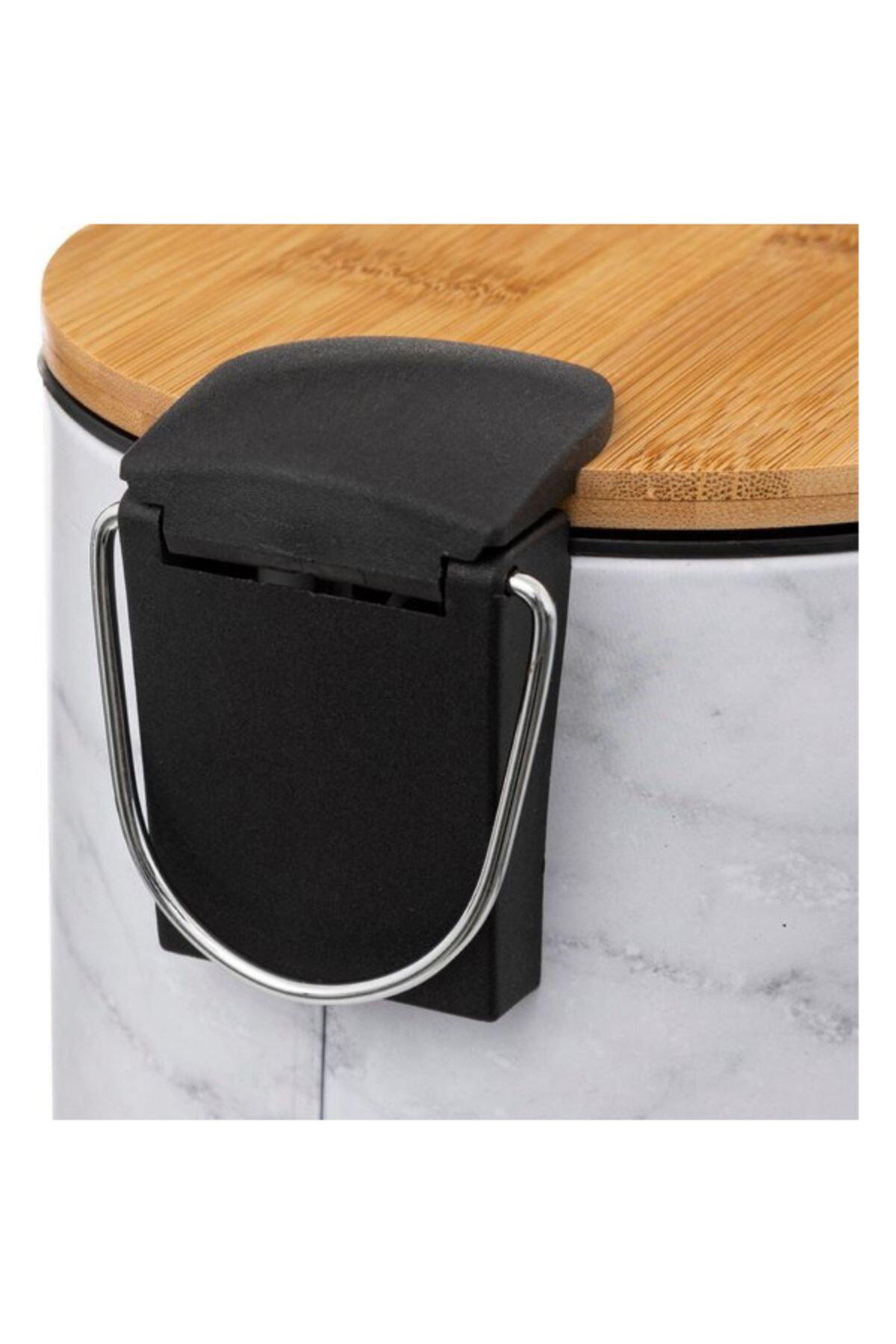 Five Simply Smart-Lea Marble Effect Glossy Pedal Bin 3Liter 4