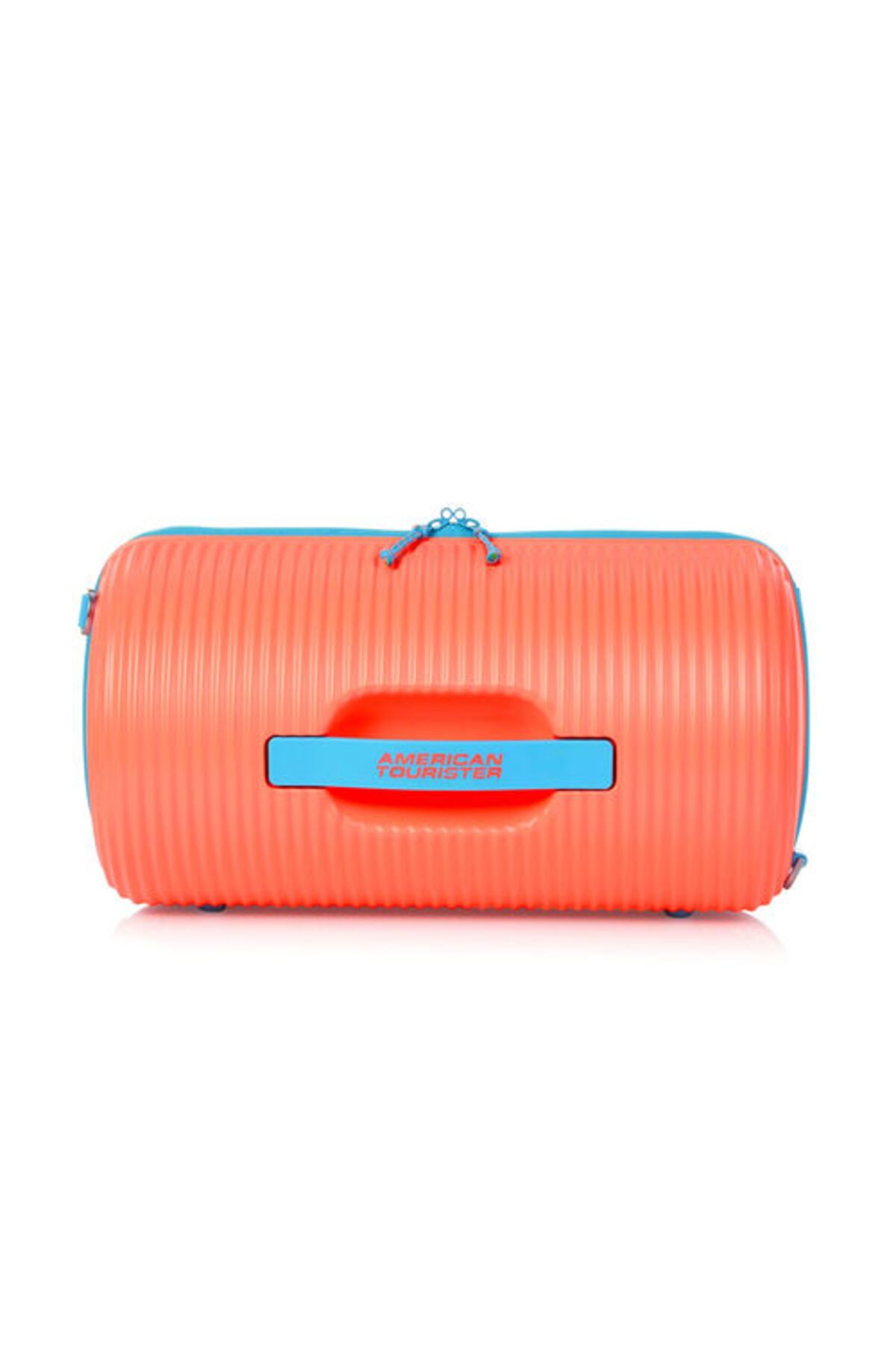 American Tourister-ROLLIO DUFFLE CORAL+BLUE 2