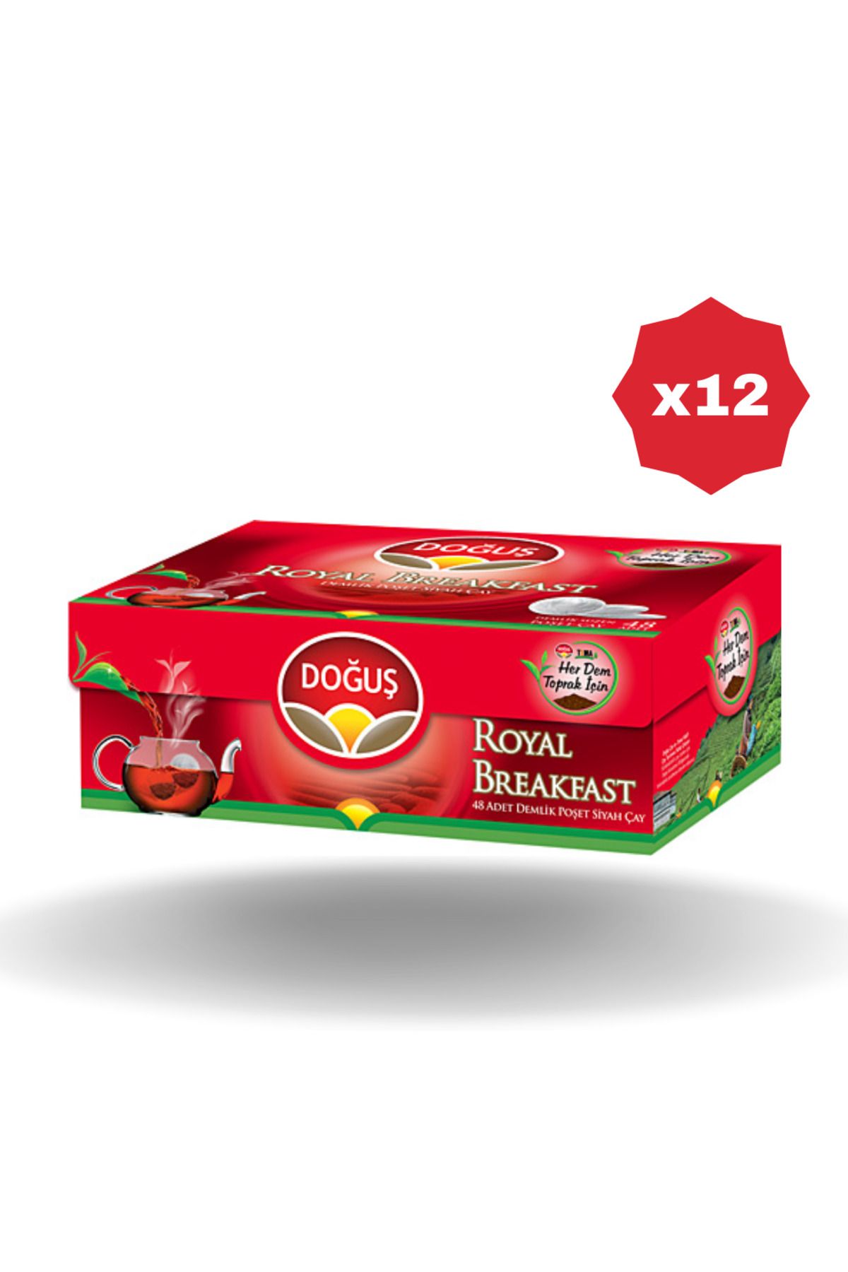 Doğuş DOĞUŞ ROYAL BREAKFAST DEMLİK ÇAY 48'Lİ - (12 ADET)