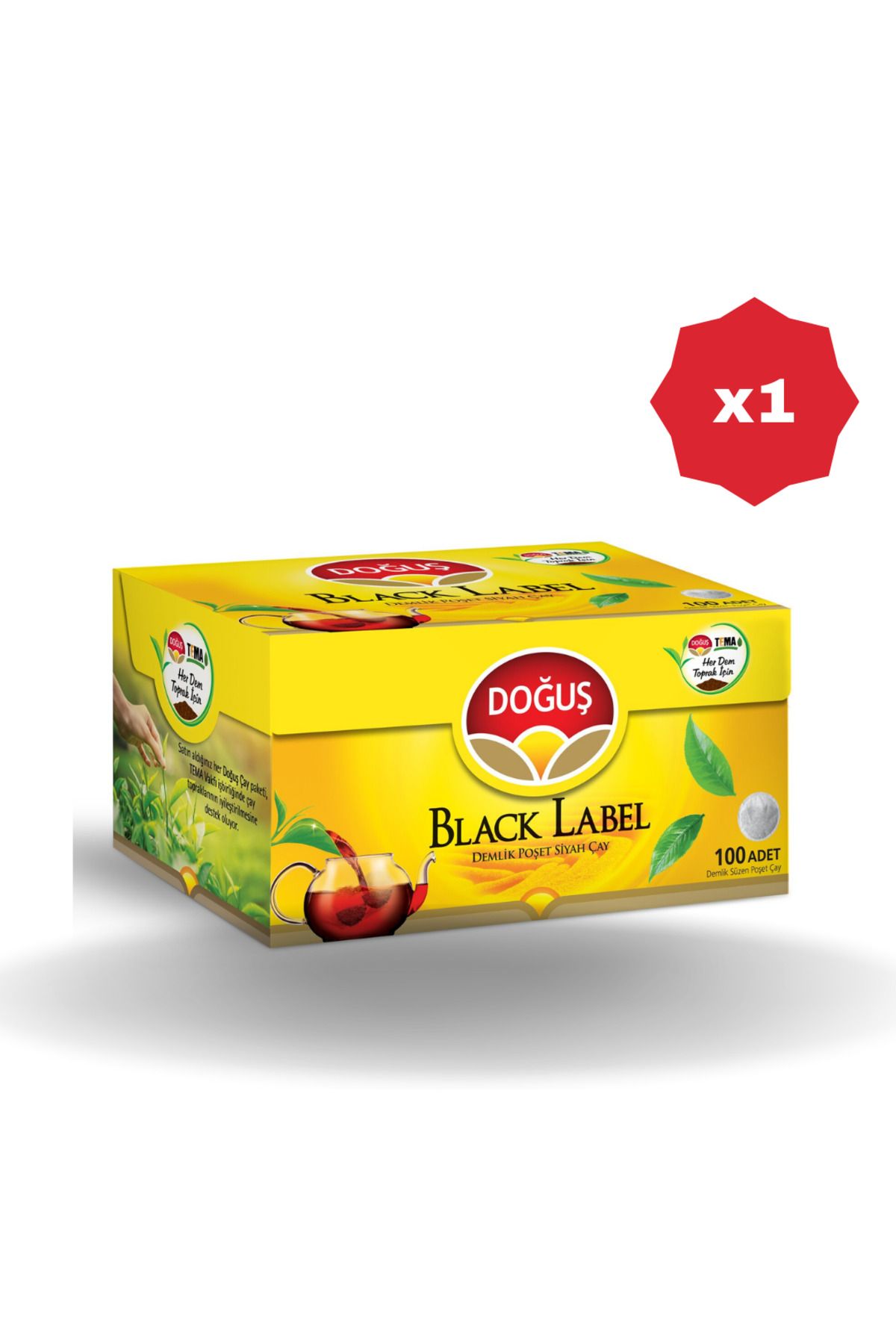 Doğuş DOĞUŞ BLACK LABEL DEMLİK ÇAY 100'LÜ - (1 ADET)