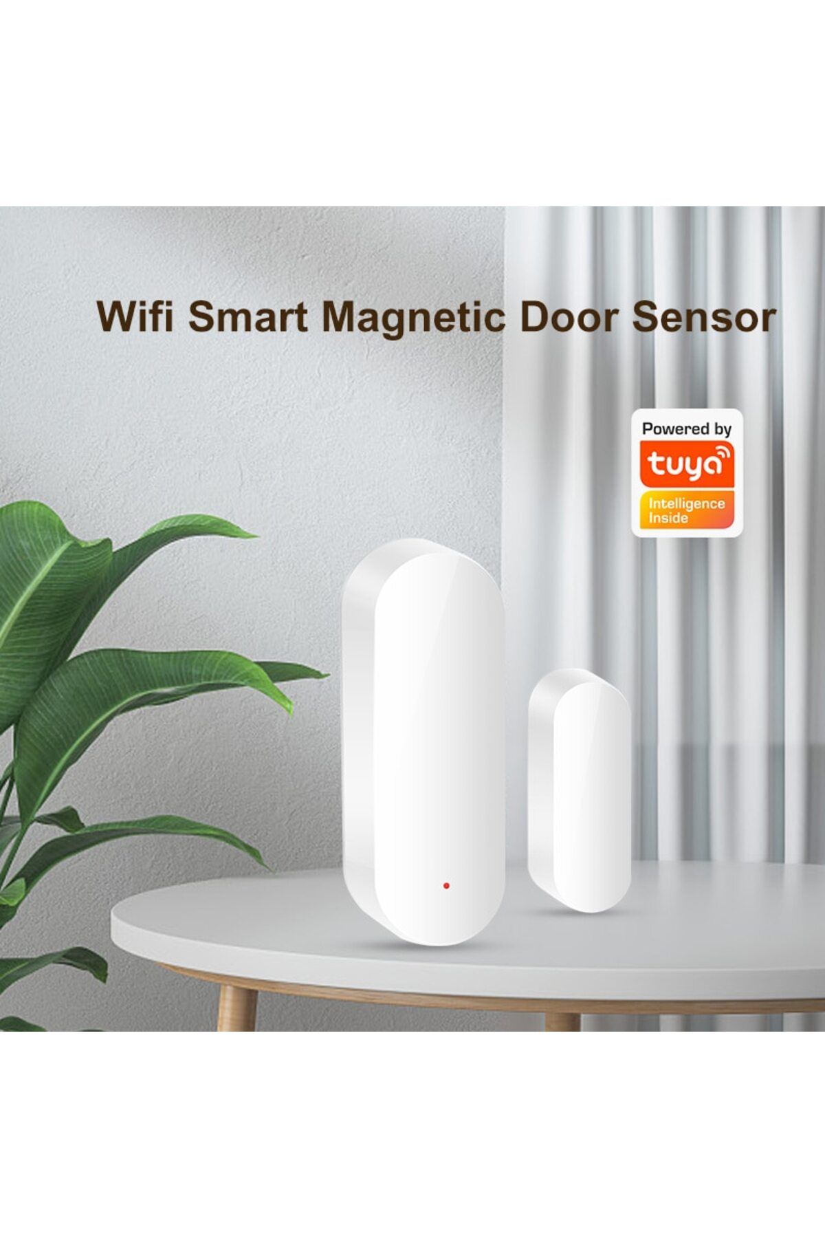 Choice-Tuya Smart Wifi Door Sensor Smart Home Open Close Detector Smartlife App Control Notification Com... 3