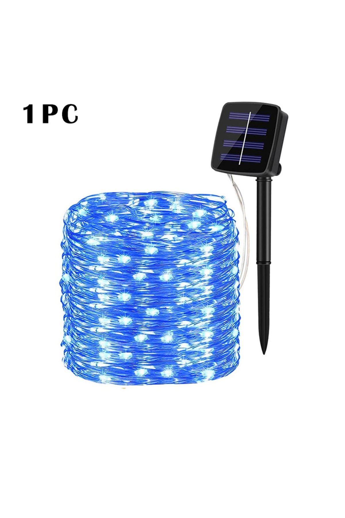 IWP-102M1000LED 1pc-blue 7m/12m/22m/32m/52m/102m LED Solar String Light Outdoor Garden Fairy Lights 1000 1