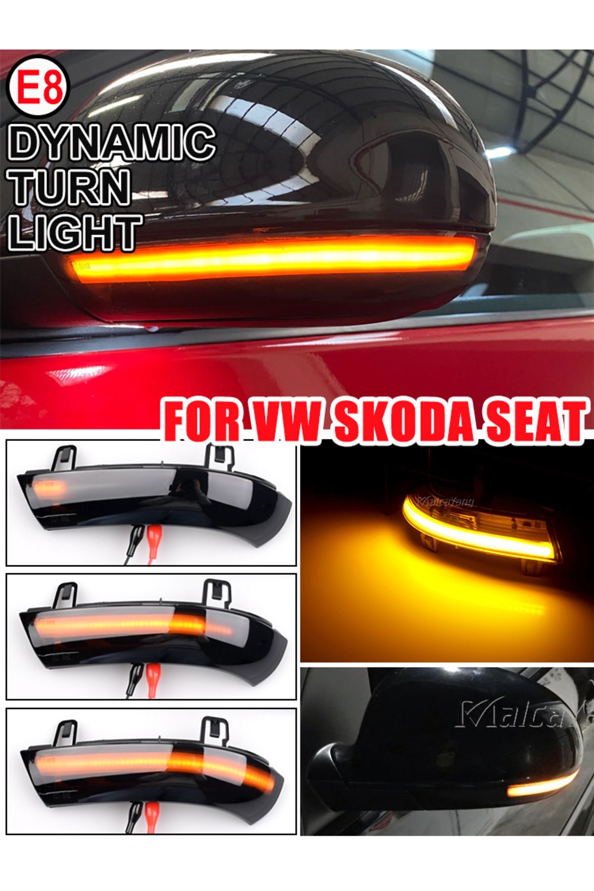 Choice-Dynamic Blinker Turn Signal LED For Volkswagen GOLF 5 GTI plus MK5 Jetta Passat B6 B5.5 Variant E... 8