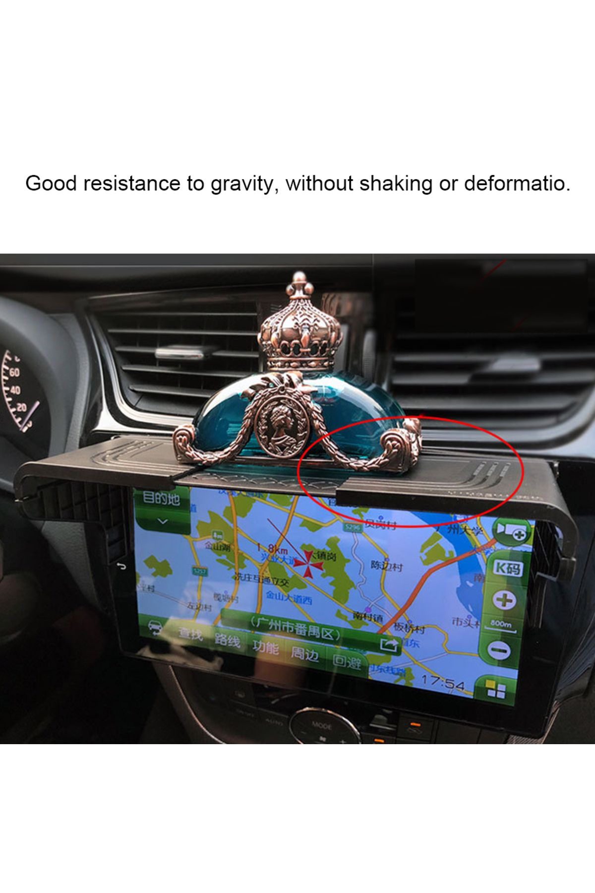 Choice-black GPS Anti-Glare Shield 7-12 Inch Interior Accessories Car GPS Navigation Sun Shade Auto Accesso 5