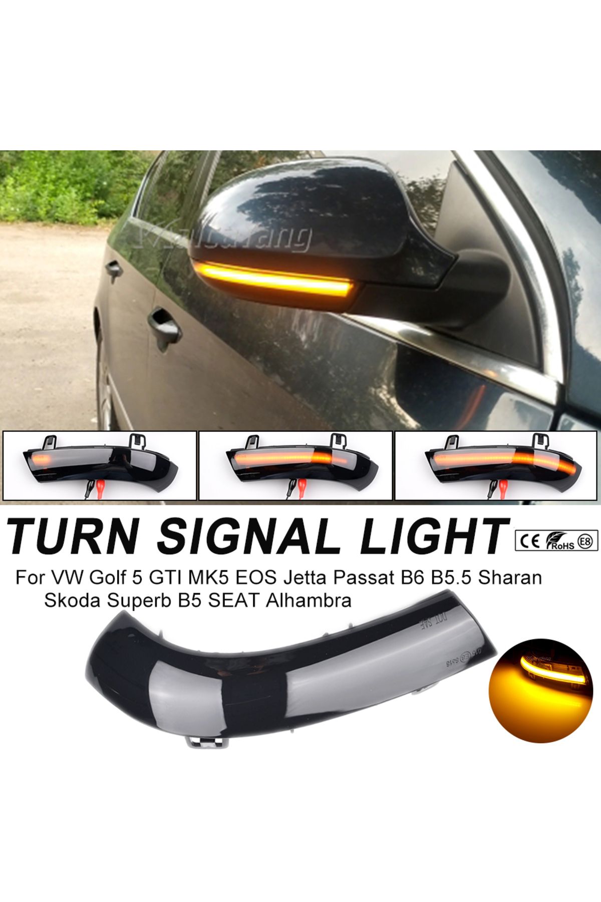 Choice-Dynamic Blinker Turn Signal LED For Volkswagen GOLF 5 GTI plus MK5 Jetta Passat B6 B5.5 Variant E... 4