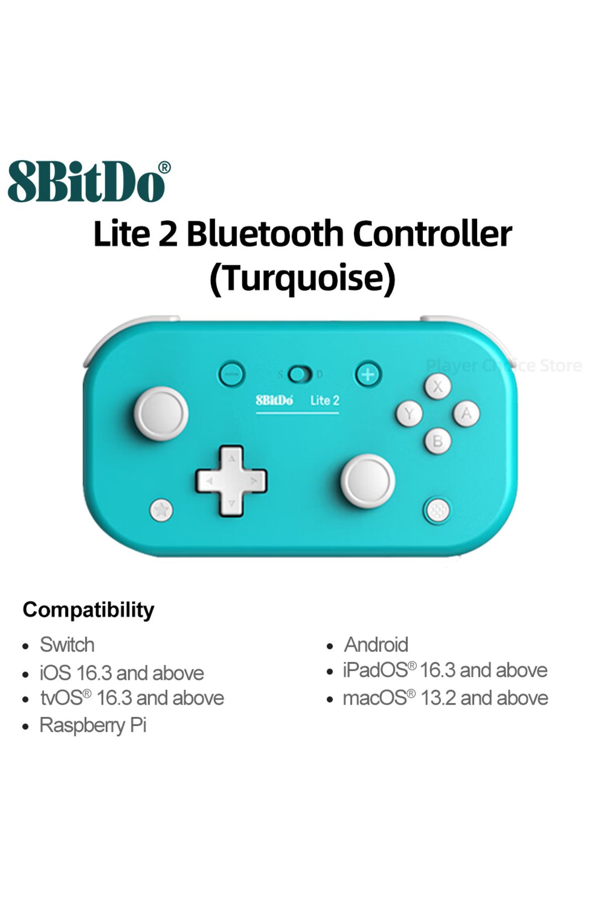 Choice-Turquoise 8BitDo Gamepads for Nintendo Switch Controller Lite 2 Controle for Raspberry Pi Android iO 1