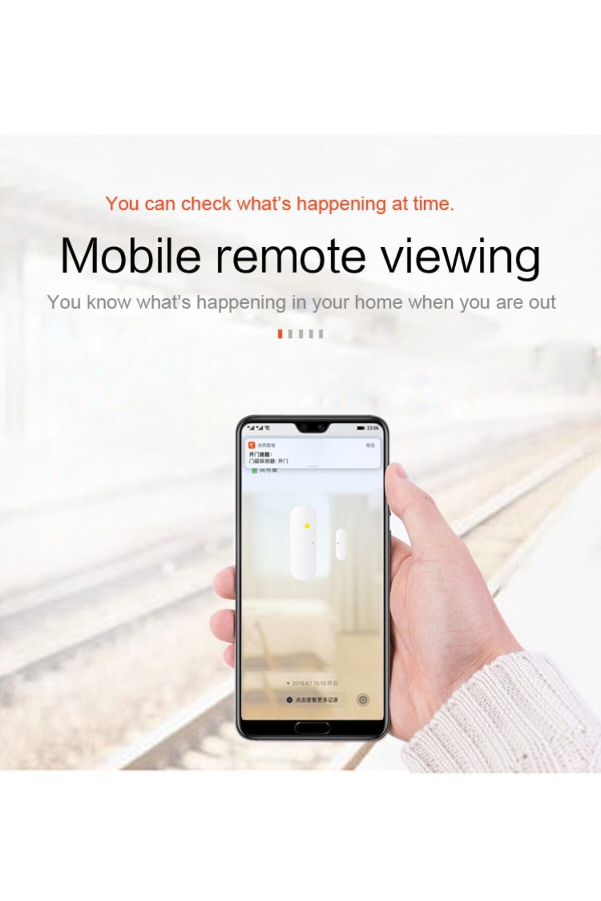 Choice-Tuya Smart Wifi Door Sensor Smart Home Open Close Detector Smartlife App Control Notification Com... 5