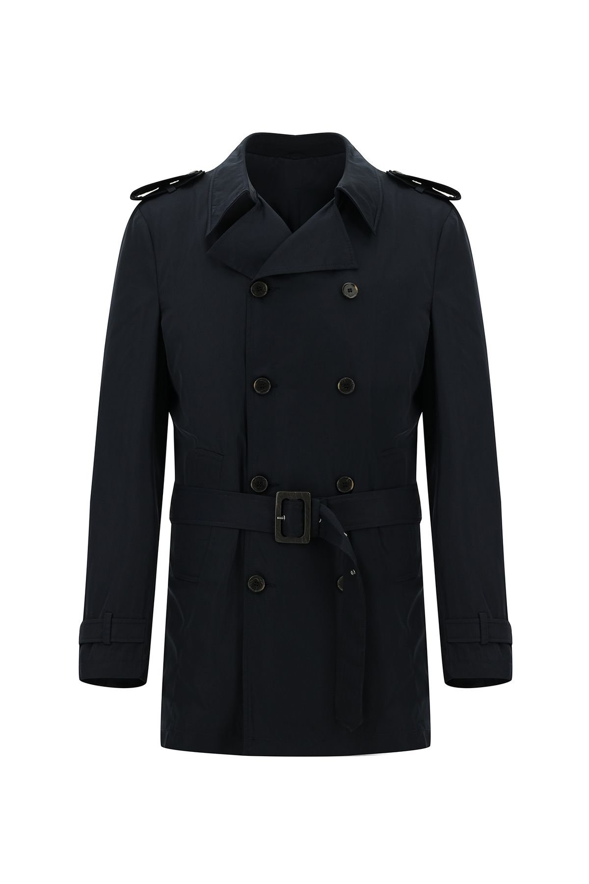 Kiğılı Slim Fit Dar Kesim Pamuklu Pardösü & Trençkot