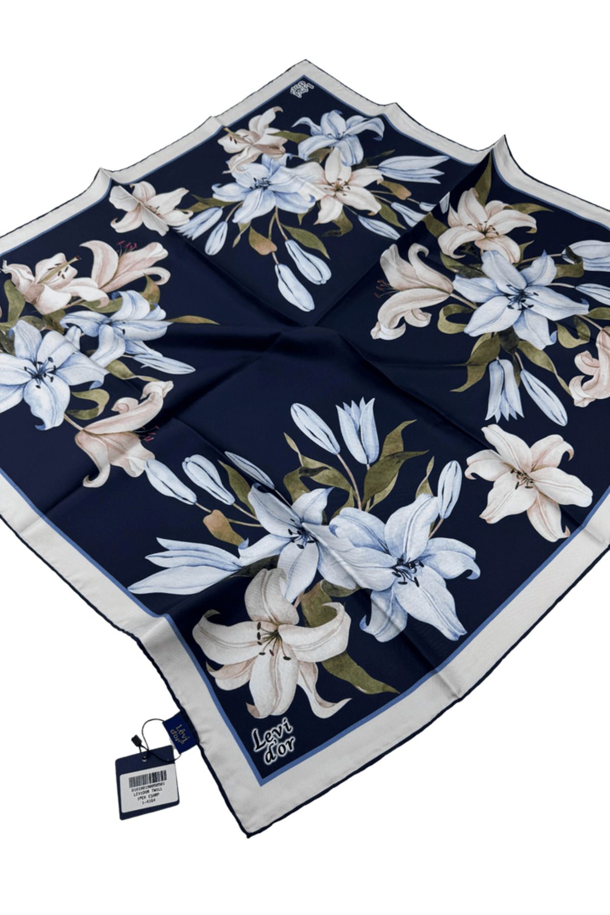 Levidor-Twill Silk Scarf Ld4164 3