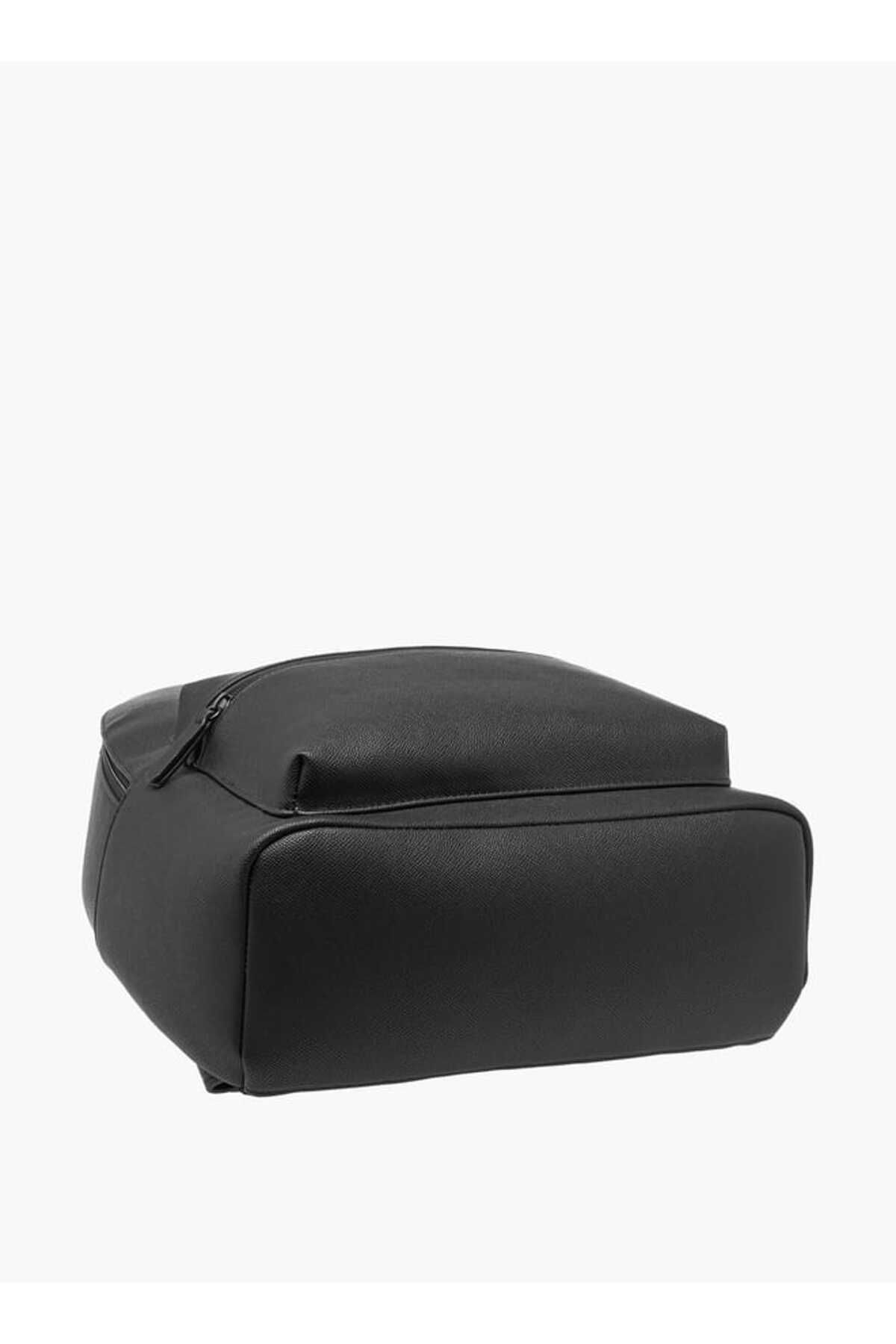 LBL by Shoexpress-LBL by Shoexpress Textured Backpack with Adjustable Straps and Zip Closure - 14x32x44 cm 4