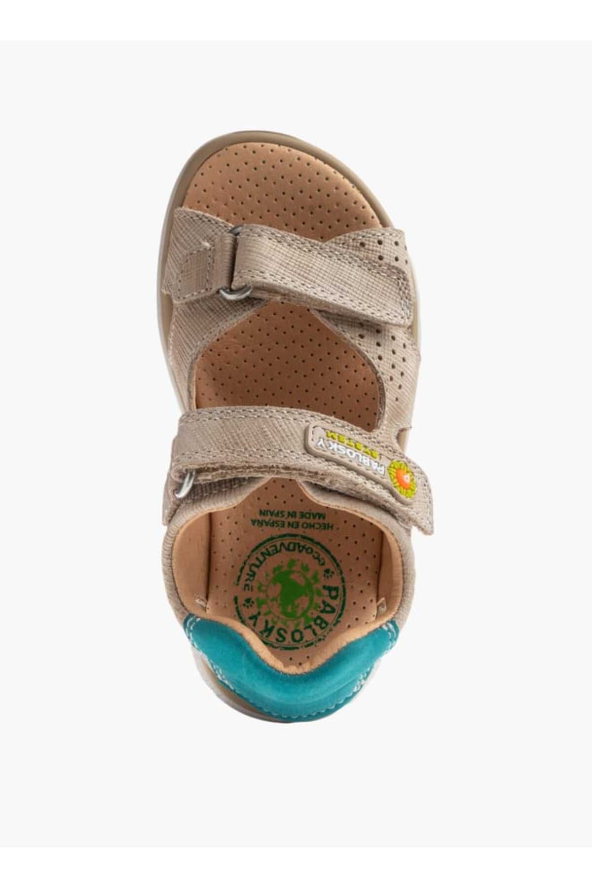 Pablosky-Pablosky Boys' Stitch Detail Floaters with Hook and Loop Closure 4