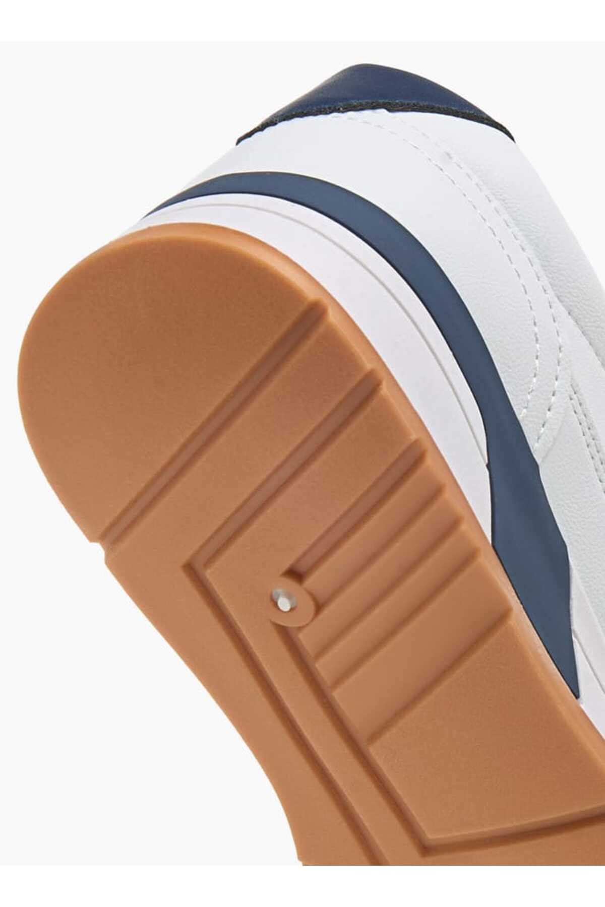 LBL by Shoexpress-Panelled Lace-Up Sneakers 5