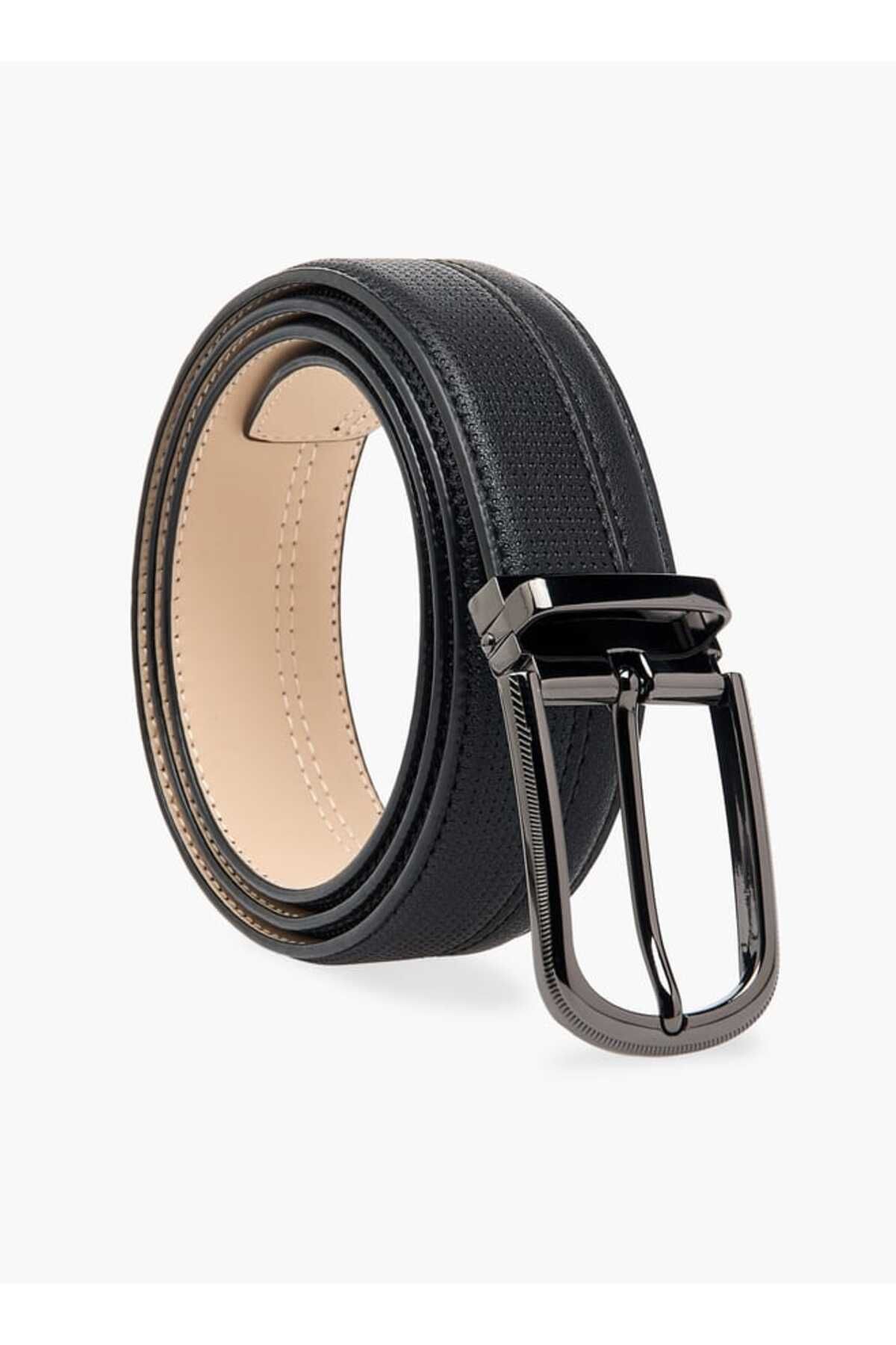 LBL by Shoexpress-LBL by Shoexpress Textured Belt with Pin Buckle Closure 1