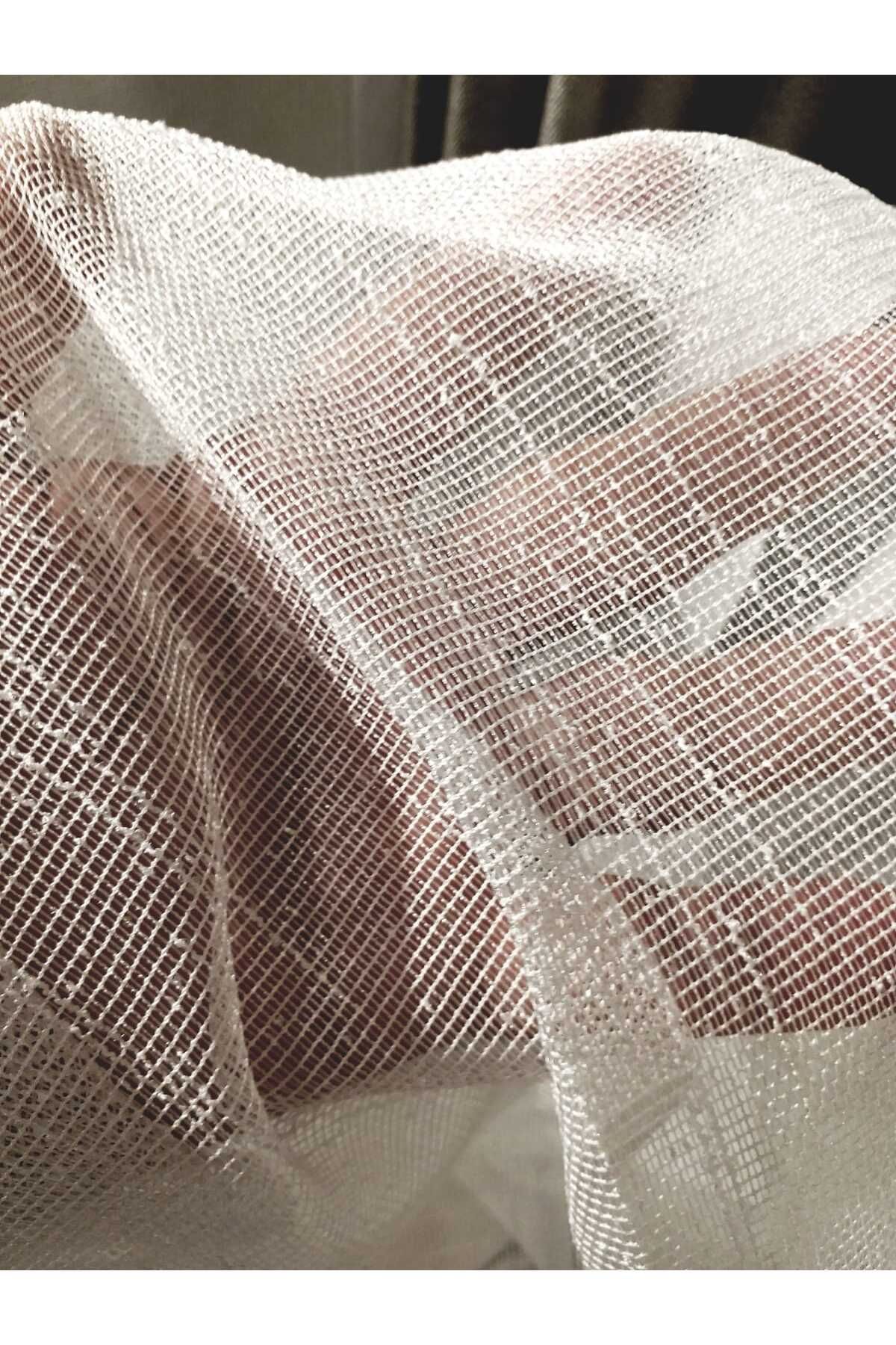 İstanbul Perde-Matte Linen Slub Tulle 3