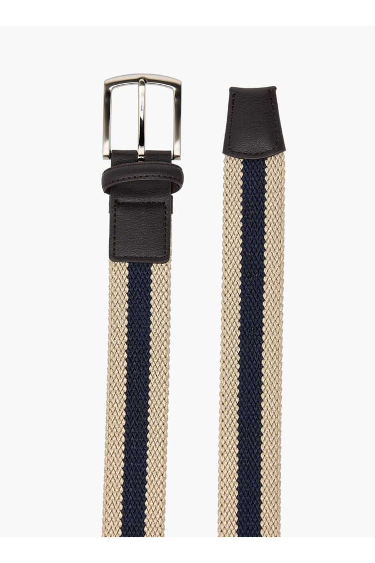 LBL by Shoexpress-LBL by Shoexpress Textured Belt with Pin Buckle Closure 4