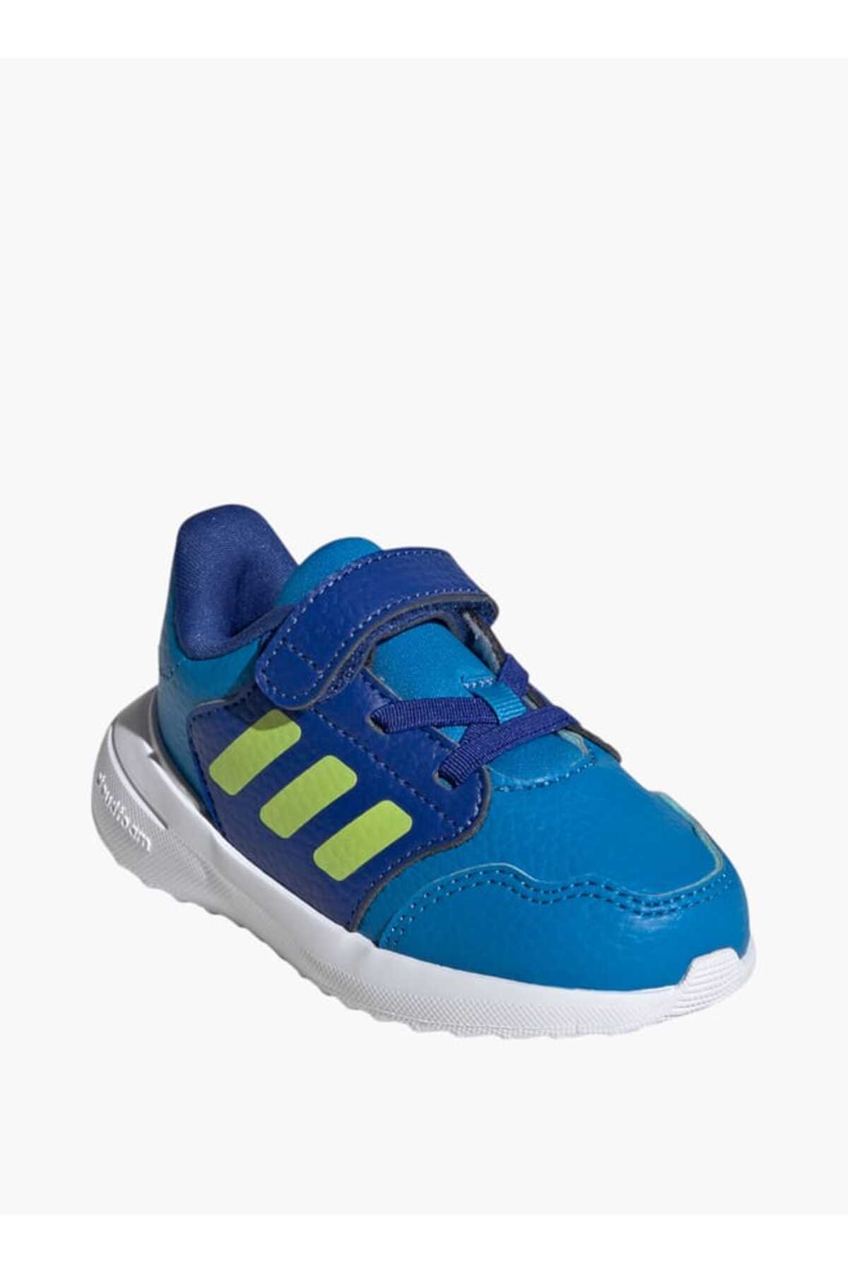 adidas Boys' Logo Detail Running Shoes with Hook and Loop Closure - Tensaur Run 3.0 EL