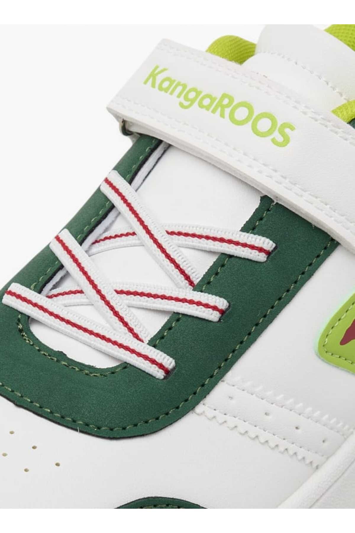 Kangaroos-KangaROOS Women's Logo Detail Sneakers with Hook and Loop Closure 4