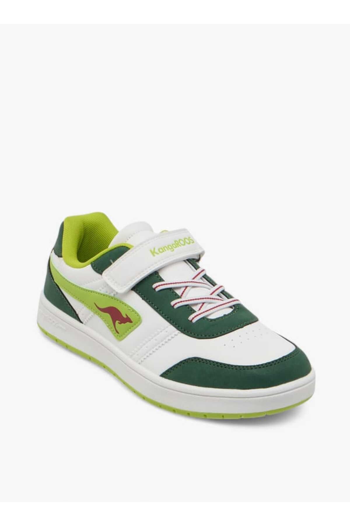 Kangaroos-KangaROOS Women's Logo Detail Sneakers with Hook and Loop Closure 2