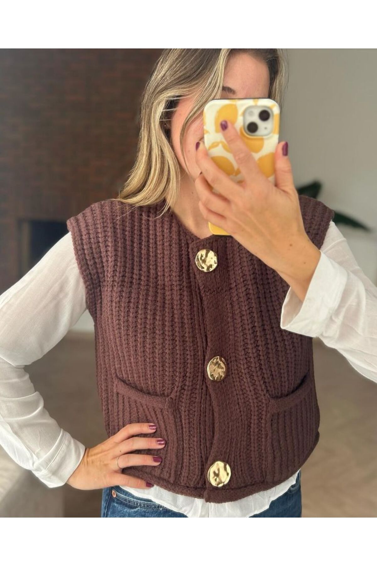 Simsibutik-Zra Knitted Vest 2