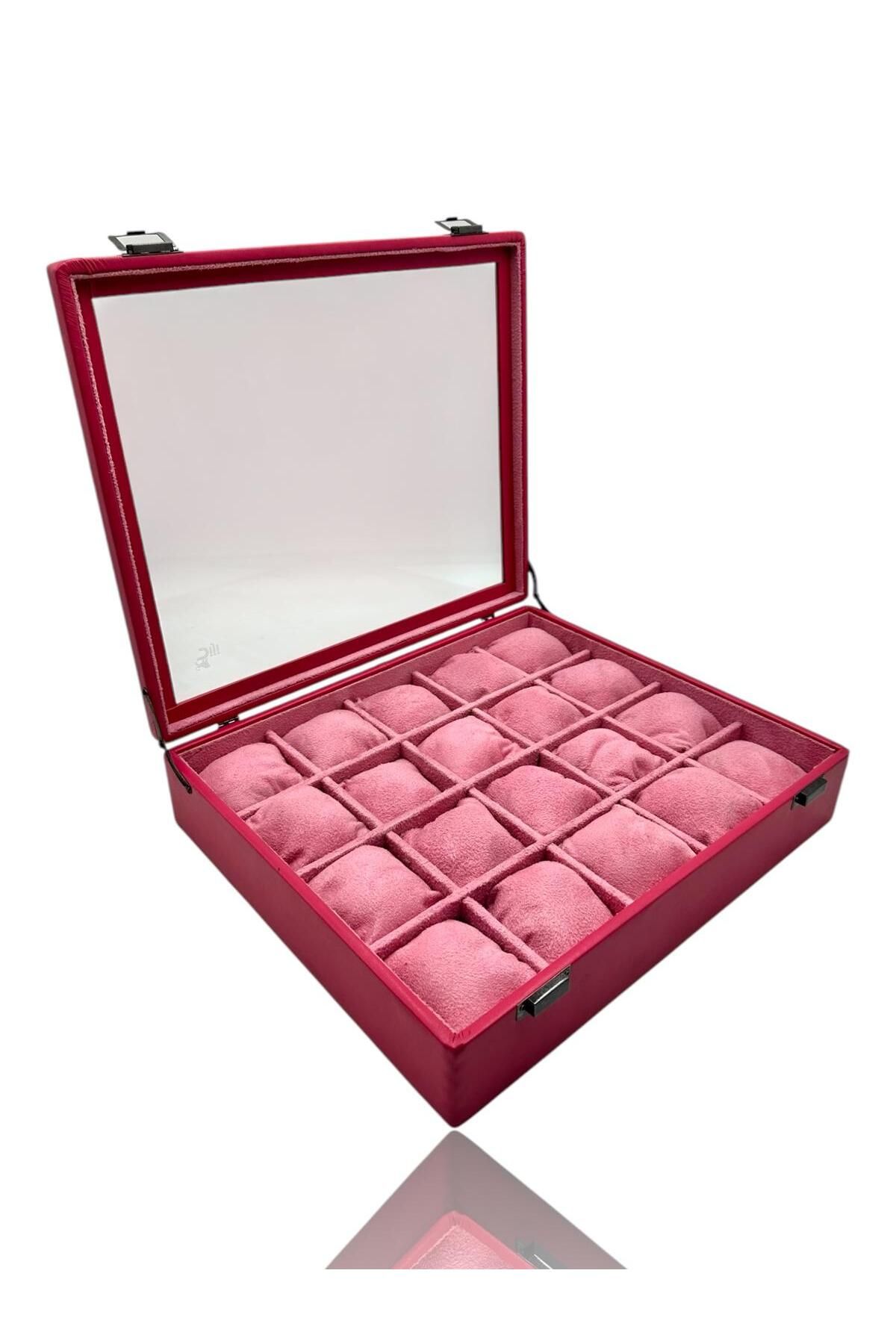 Dijital Çarşı-Pink Diji 20Pcs Watch Box and Bag 5