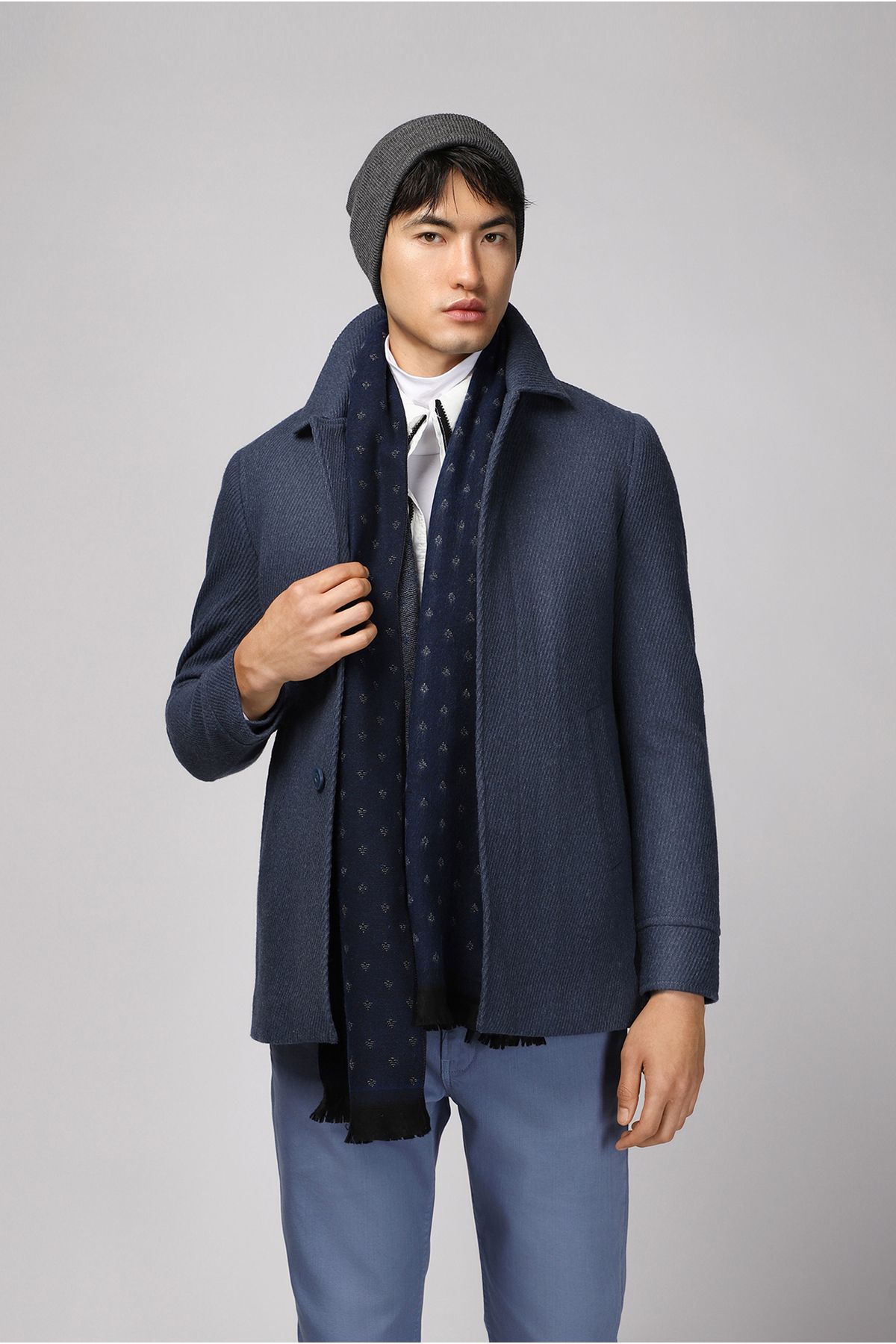 Kiğılı-Coat - Dark blue - Regular fit 2