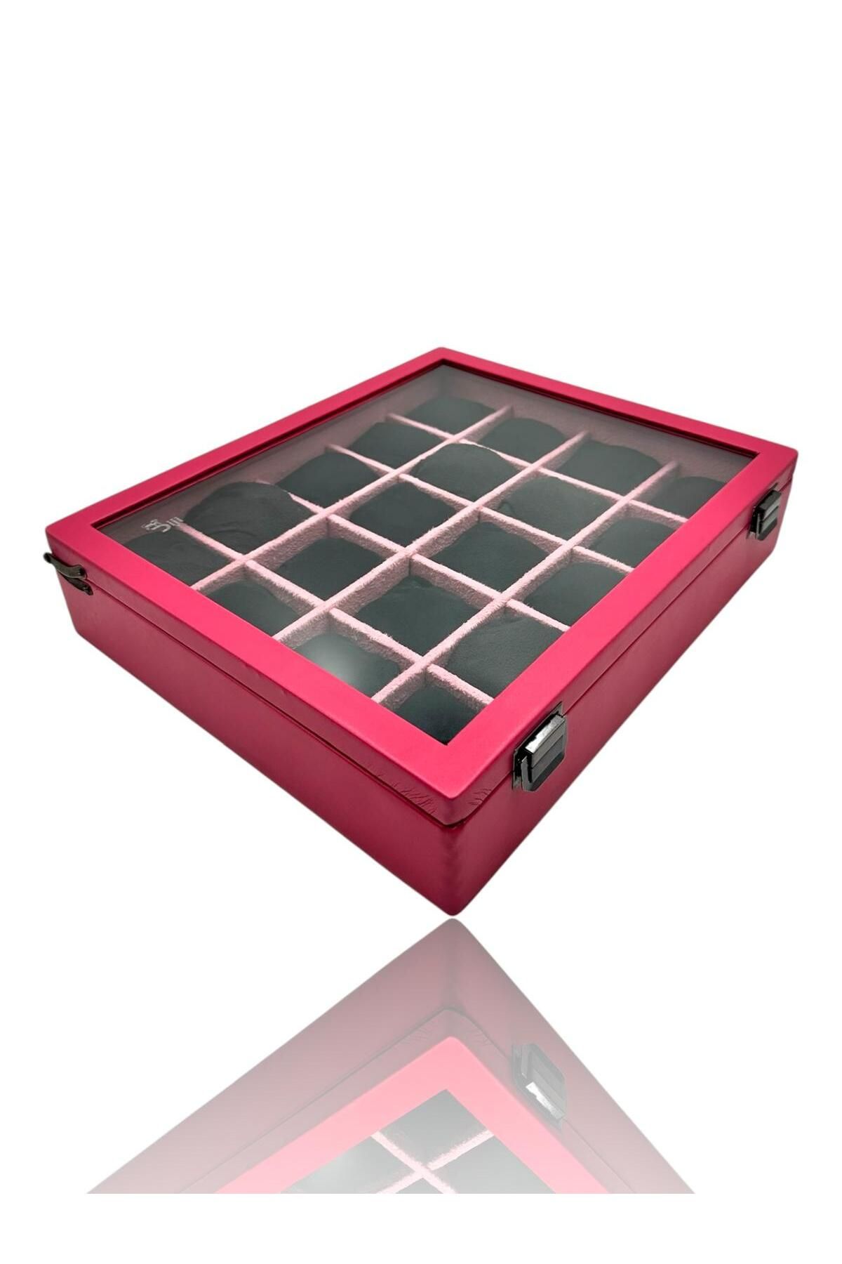 Dijital Çarşı-Pink Diji 20Pcs Watch Box and Bag 6