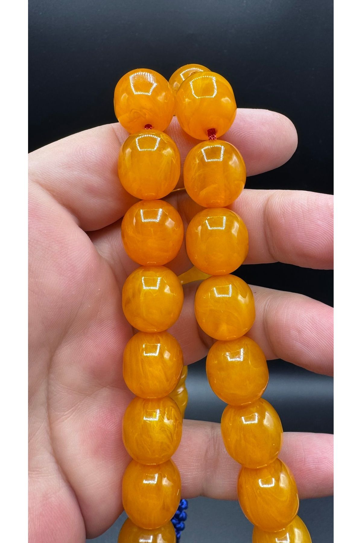 Ayakkabıhane-Firfirik Moire Collectible Orange 98 Gr Faturan Squeeze Amber Rosary Ahtes25 5