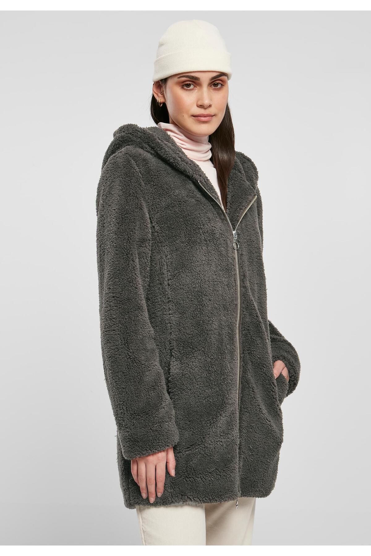 Urban Classics-Damen Ladies Sherpa Jacket 6