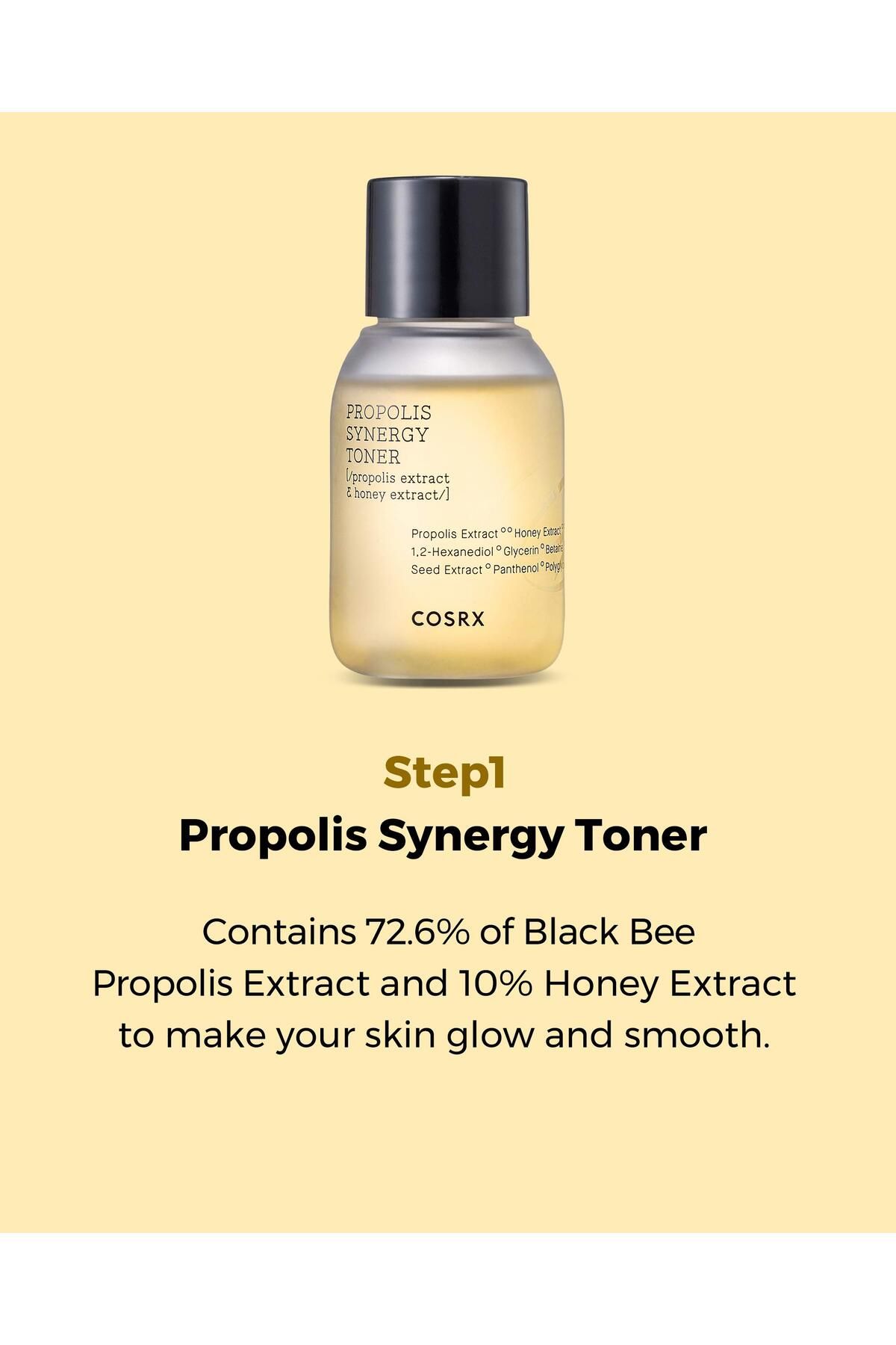Cosrx-Honey Glow Kit: Korean Skin Care Set with Propolis Toner, Serum, Cream, Travel Size 5