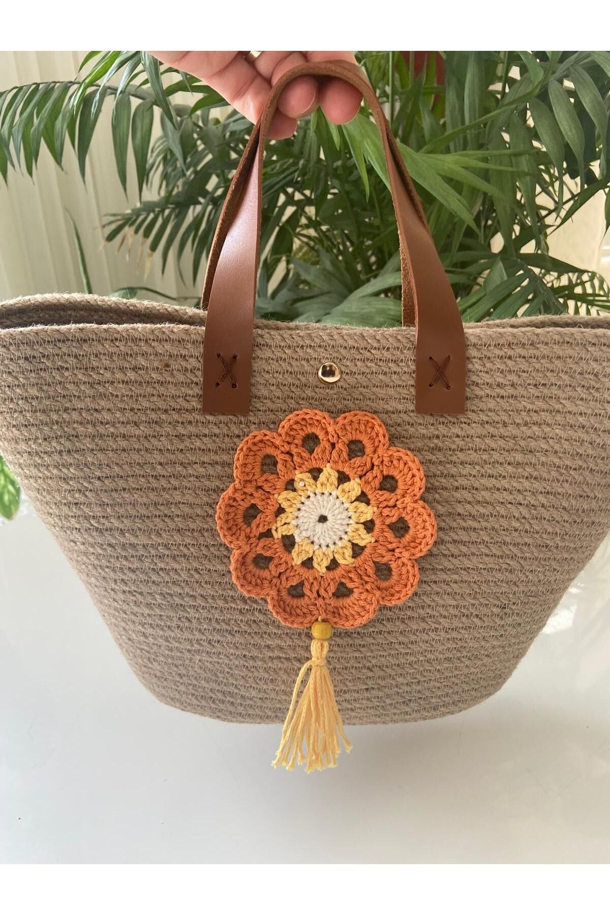 Nev Design-Jute Bag, Straw Bag, Daily Bag, Handmade Bag, 4