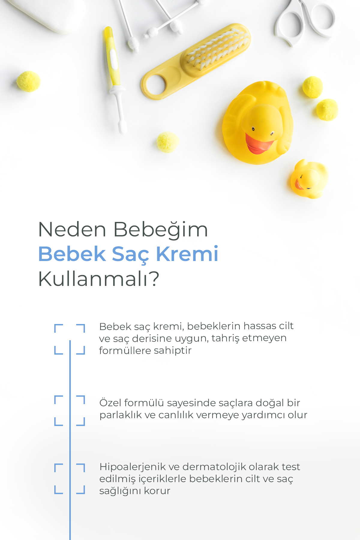 WAGG Cosmetics Organik Bebek Saç Kremi (yumuşatıcı etki) 300ML fotoğrafı 3 (önizleme)