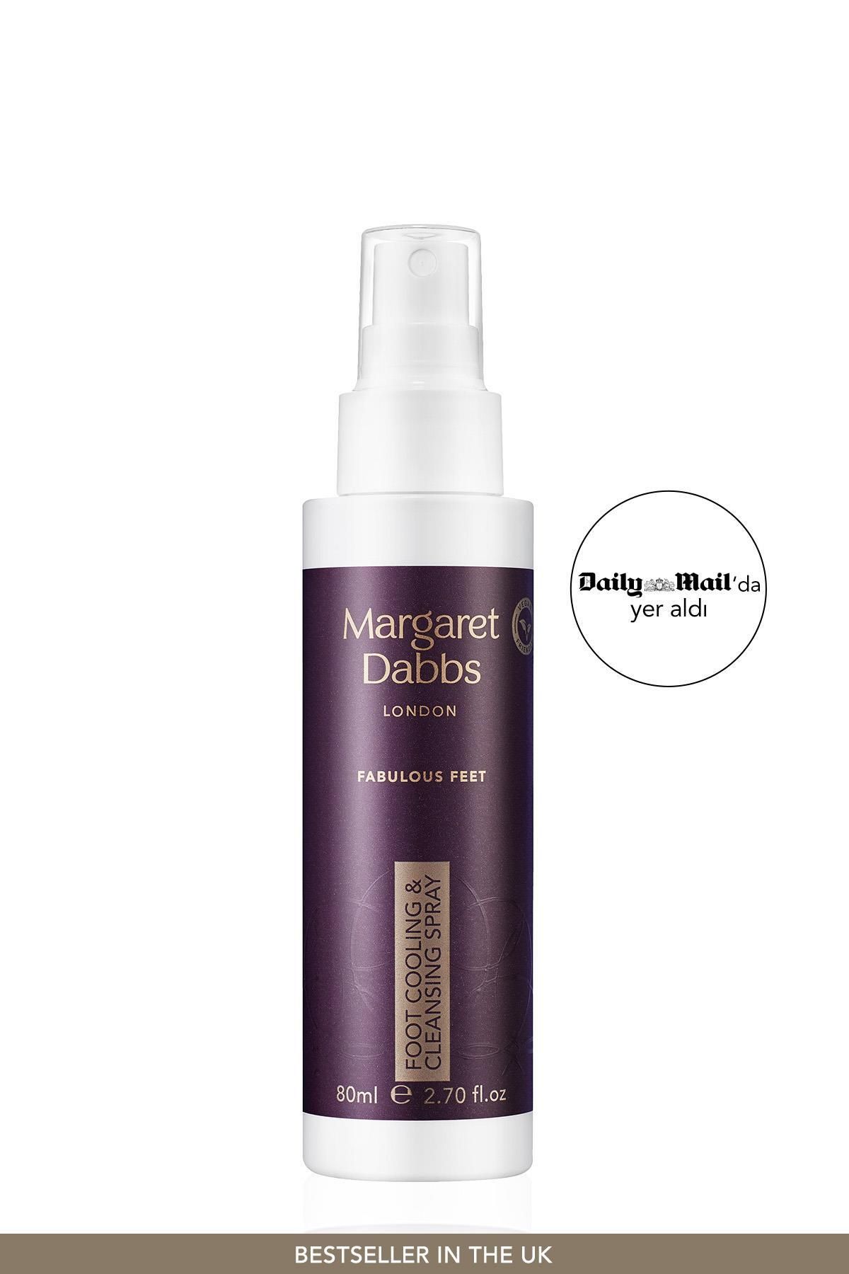 Margaret Dabbs London Foot Cooling & Cleansing Spray - Ayakları Rahatlatan Sprey - 80 ML