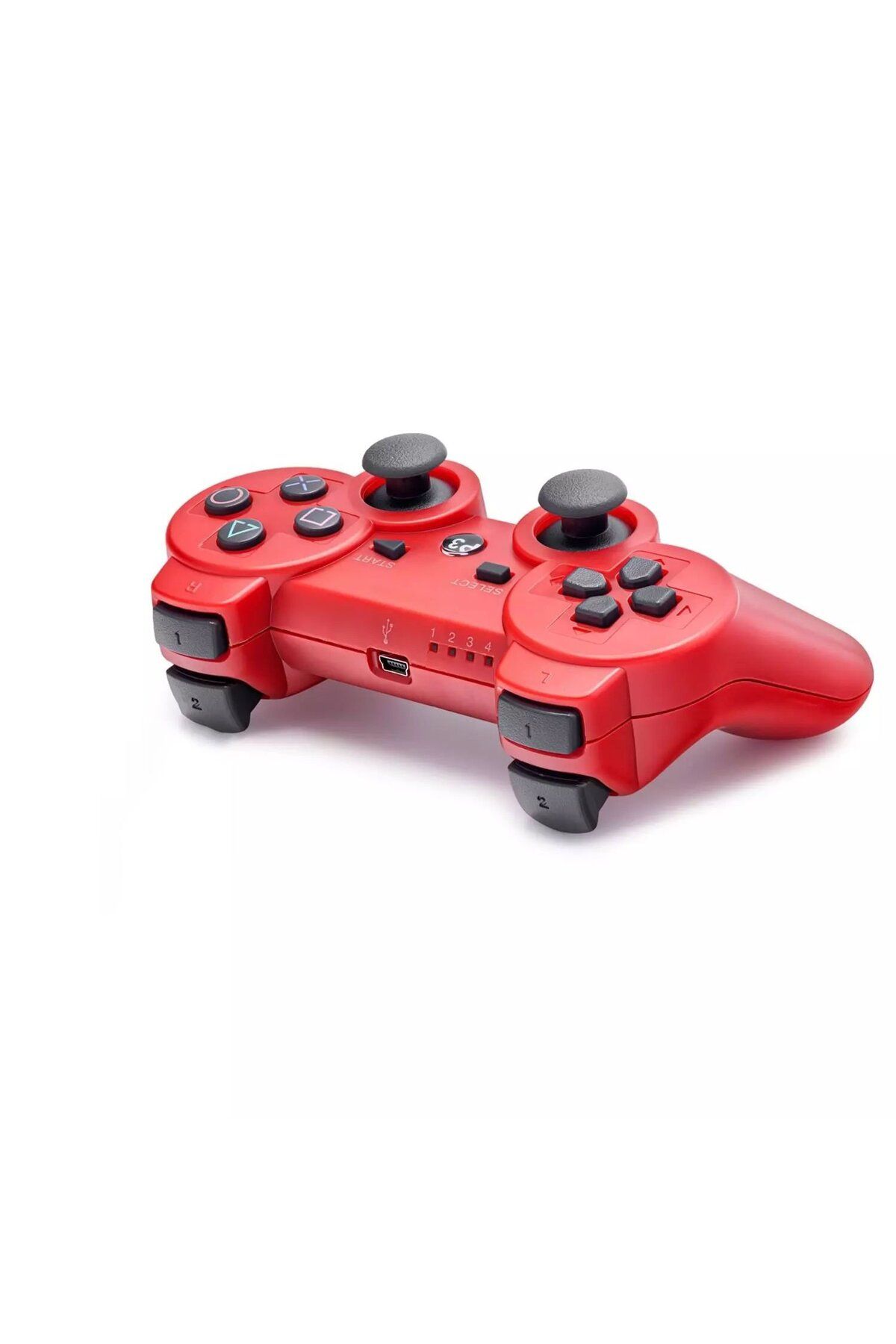 JOYTEC Ps3 Kablosuz Oyun Kolu Doubleshock Titreşimli Kırmızı