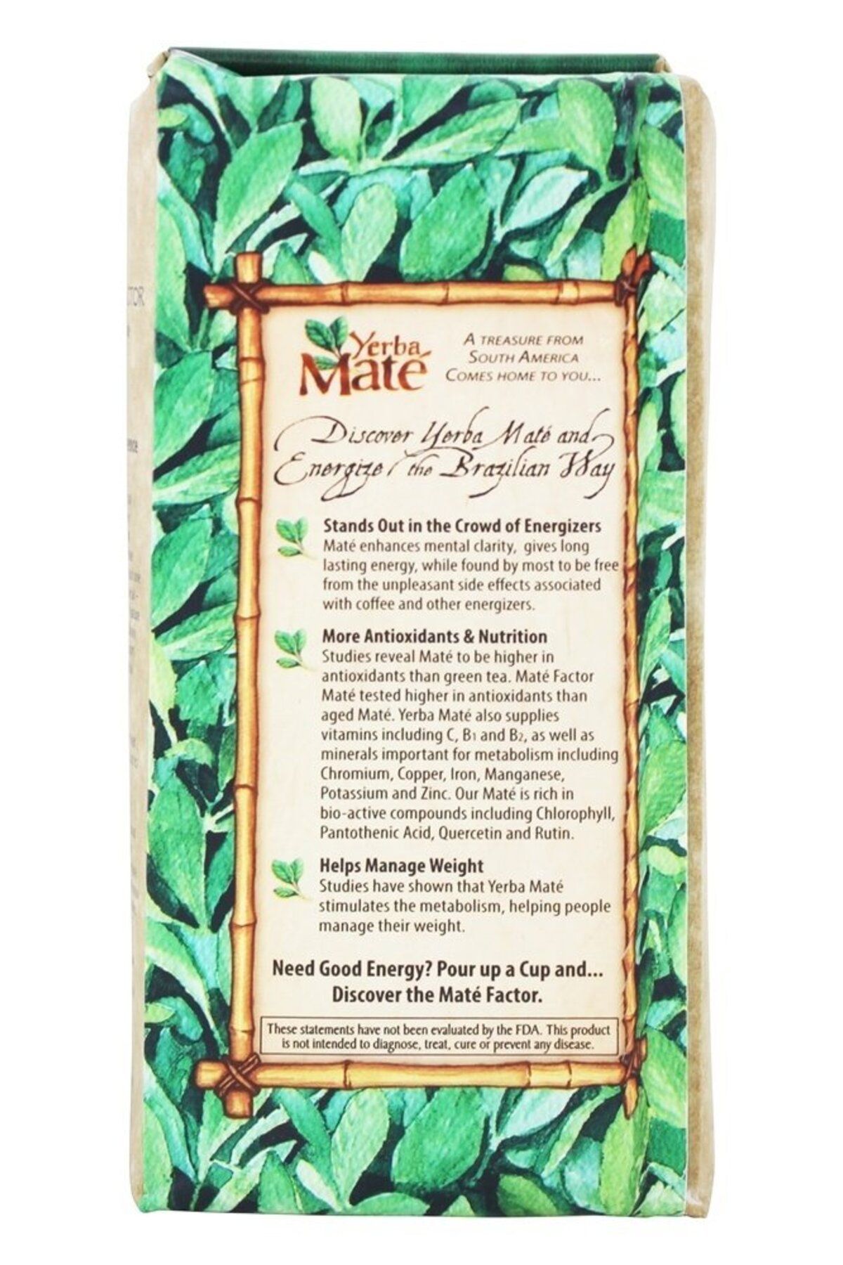 Generic-Mate Factor Yerba Mate Loose Organic Tea Fresh Green 2