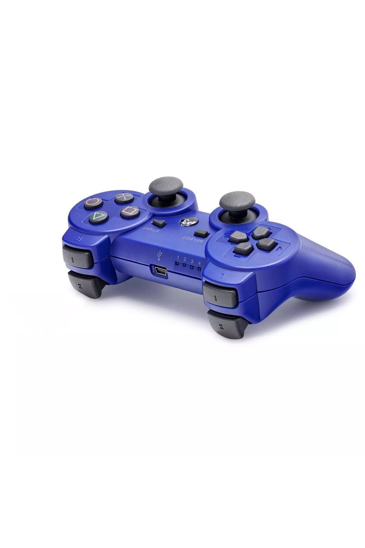 JOYTEC Ps3 Kablosuz Oyun Kolu Doubleshock Titreşimli Mavi  uyumlu