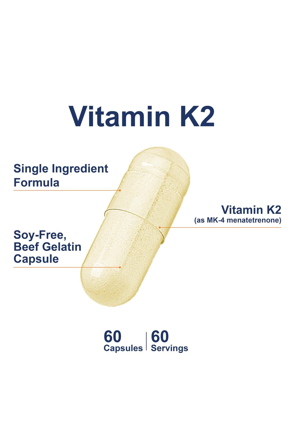 Carlson-Vitamin K2 MK-4 (Menatetrenone) Supplement, Bone & Heart Health, Soy-Free, 60 Capsules 4