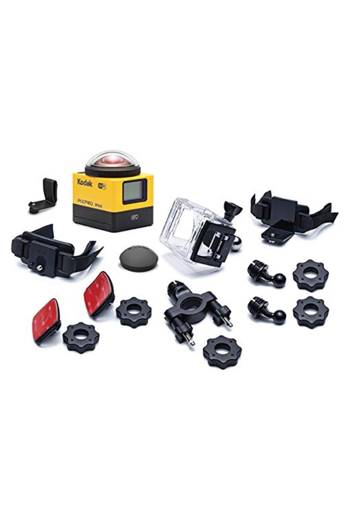 Kodak-PIXPRO SP360 Action Cam with Explorer Accessory Pack, 1080p 4