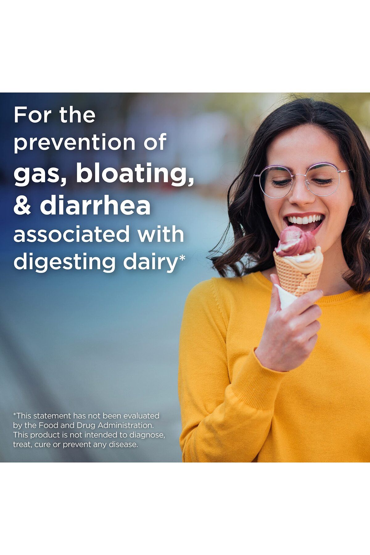 Lactaid-Lactose Intolerance Relief Caplets with Lactase Enzyme, Prevents Gas & Bloating, 120 ct 3
