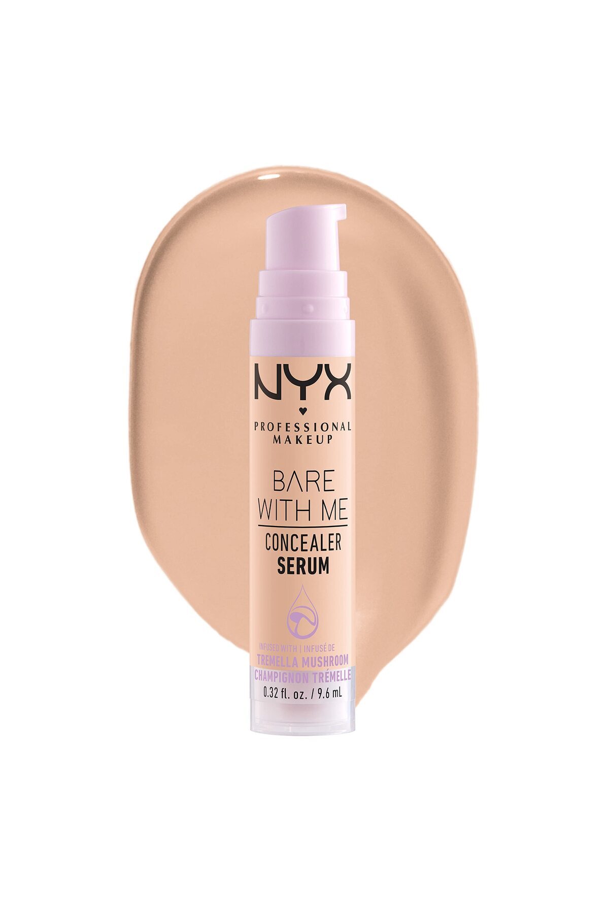 NYX Professional Makeup-Bare With Me Concealer Serum, Concealer Makeup For Up To 24Hr Hydration - Vanilla 1