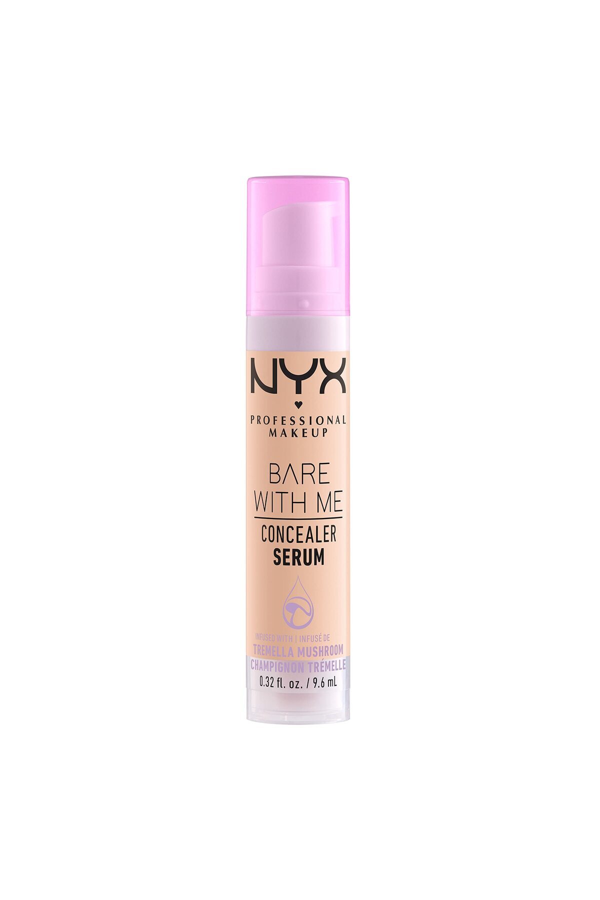 NYX Professional Makeup-Bare With Me Concealer Serum, Concealer Makeup For Up To 24Hr Hydration - Vanilla 7