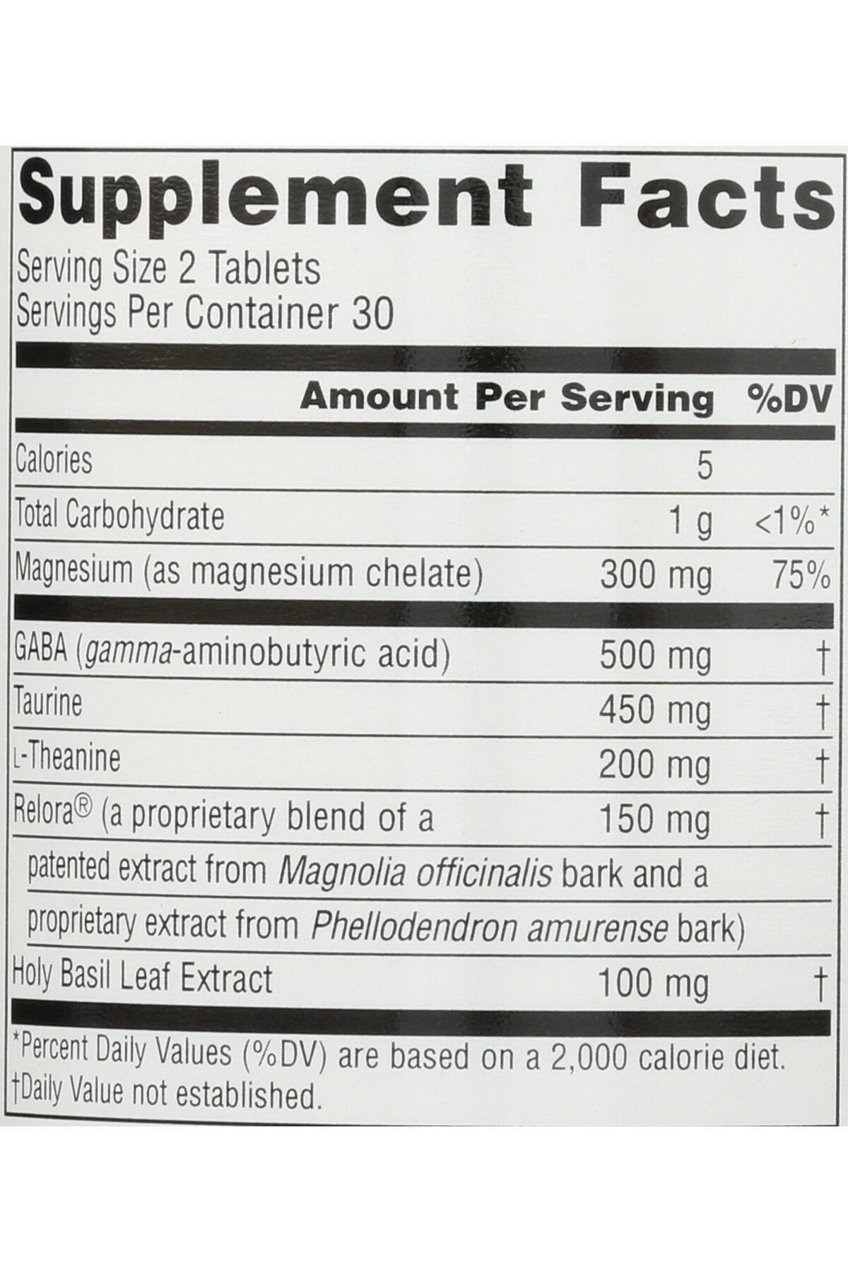 source naturals-Serene Science Theanine Serene with Relora - Calm Mind & Body - 60 Tablets 3