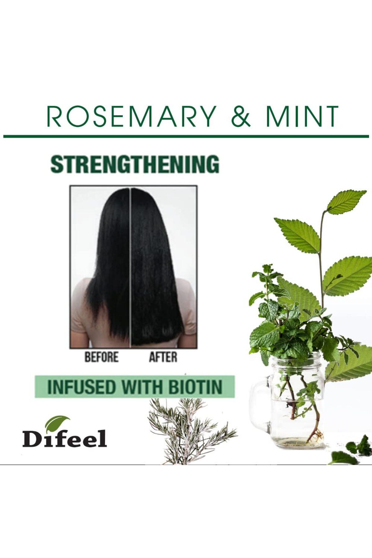 Difeel-Rosemary Mint Root Stimulator Oil with Biotin, 7.1 oz - Hair Growth Scalp Treatment 4