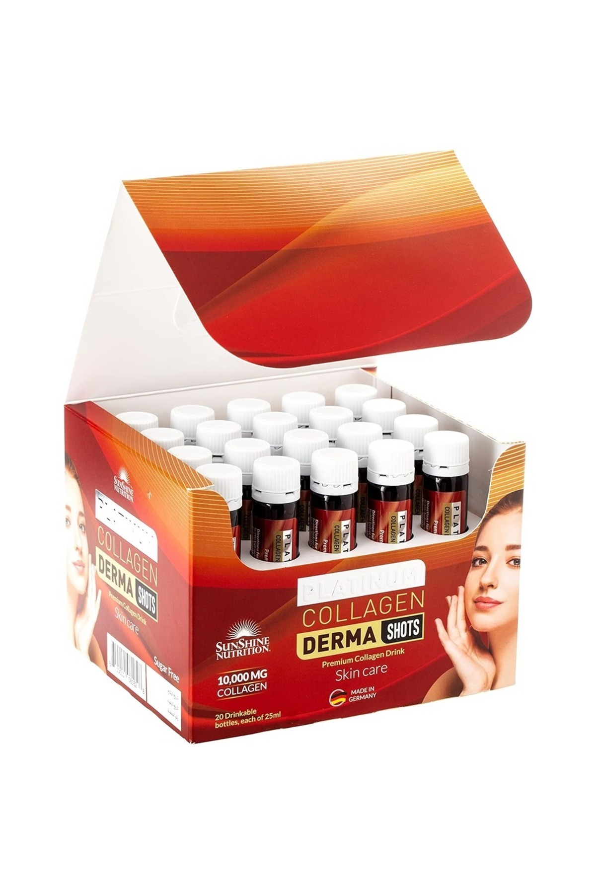 Sunshine Nutrition Nutrition Platinum Collagen Derma Shots - Strawberry Flavor, 20 Shots X 25 Ml Each- Trendyol Sunshine Nutrition Nutrition Platinum Collagen Derma Shots - Strawberry Flavor, 20 Shots X 25 Ml Each- Trendyol