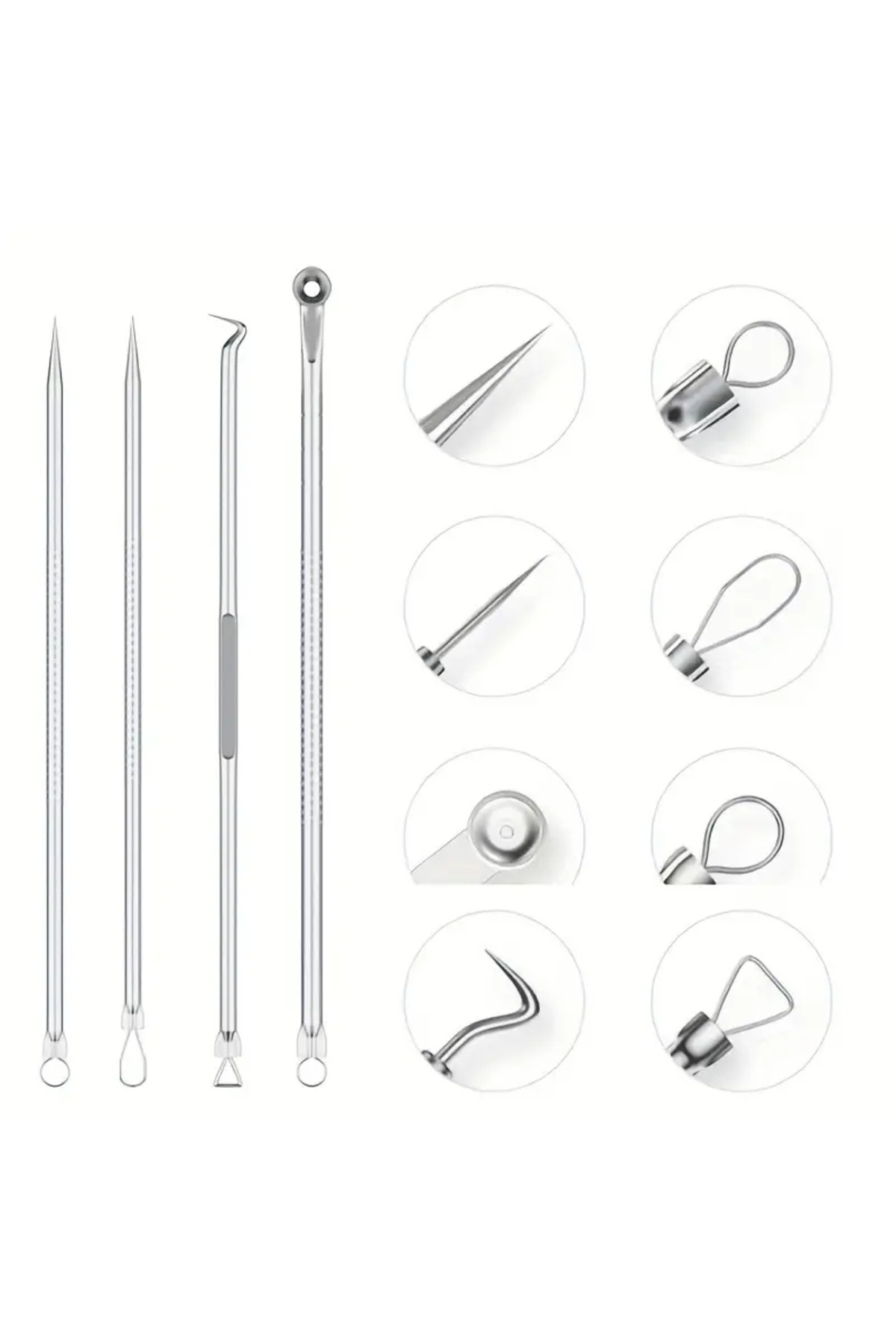Ultra-ince No. 5 Siyah Nokta Cımbız Takımı 0.1mm Profesyonel Cımbız Alman Çelik — No:5 Cımbız Takımı B70 — تصویر 4 از 7
