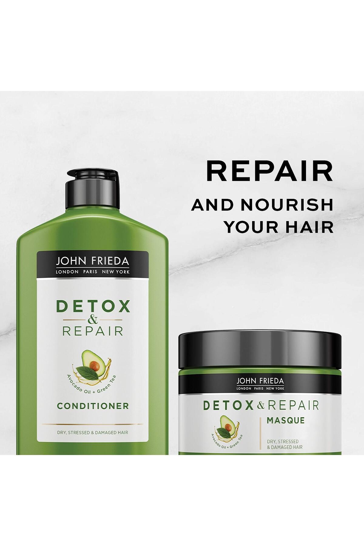 John Frieda-Detox and Repair Conditioner, 8.45 Ounce Conditioner with Nourishing Avocado Oil and Green Tea 3