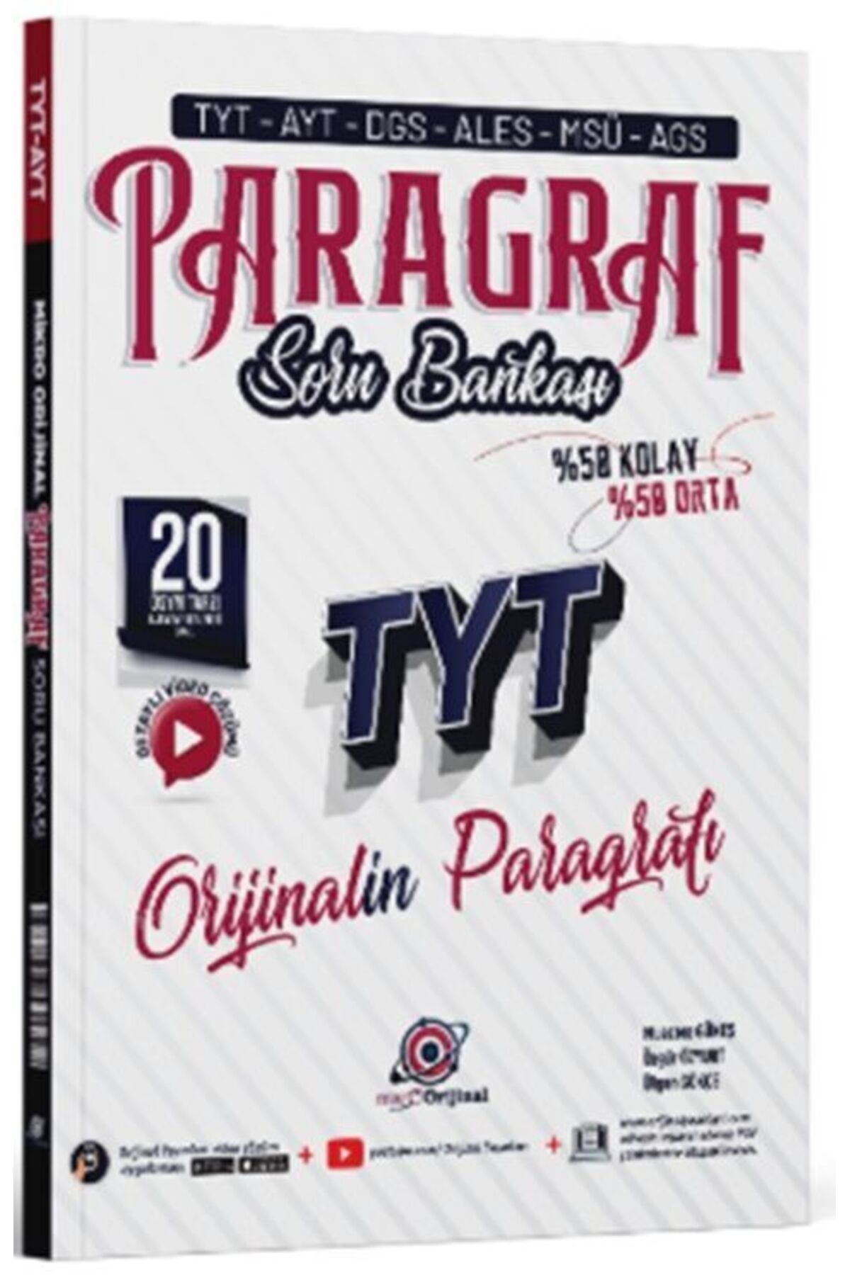 Orijinal Yayınları Orijinal Yayınları TYT Paragraf Mikro Soru Bankası
