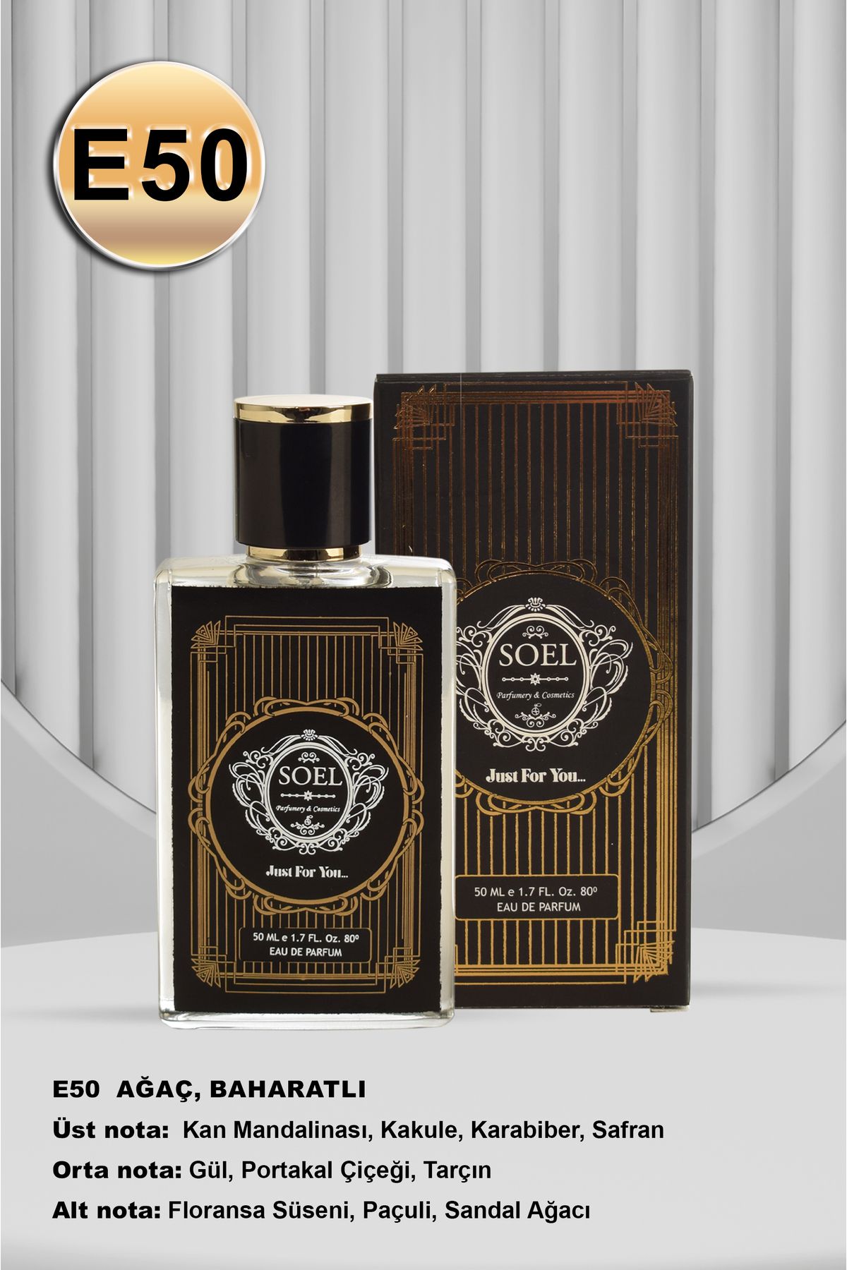 عطر مردانه Soel E50 50 میل ادوپرفیوم Soel Parfüm