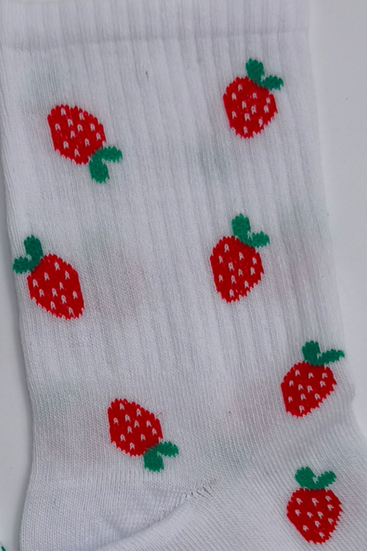 Modares Store-Unisex 100% Cotton Strawberry Patterned Socks 36-44 2