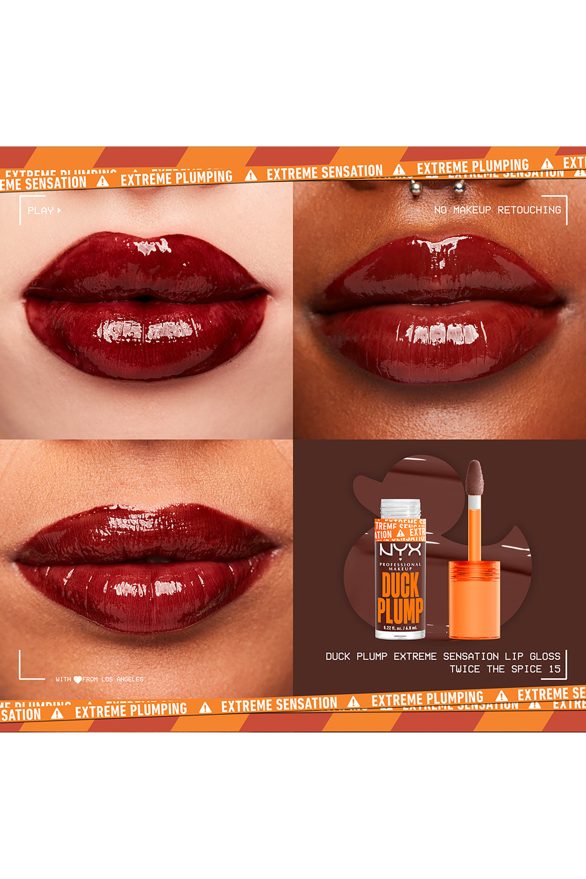 NYX Professional Makeup-|DUCK PLUMP LIP PLUMPING LACQUER - TWICE THE SPICE 4